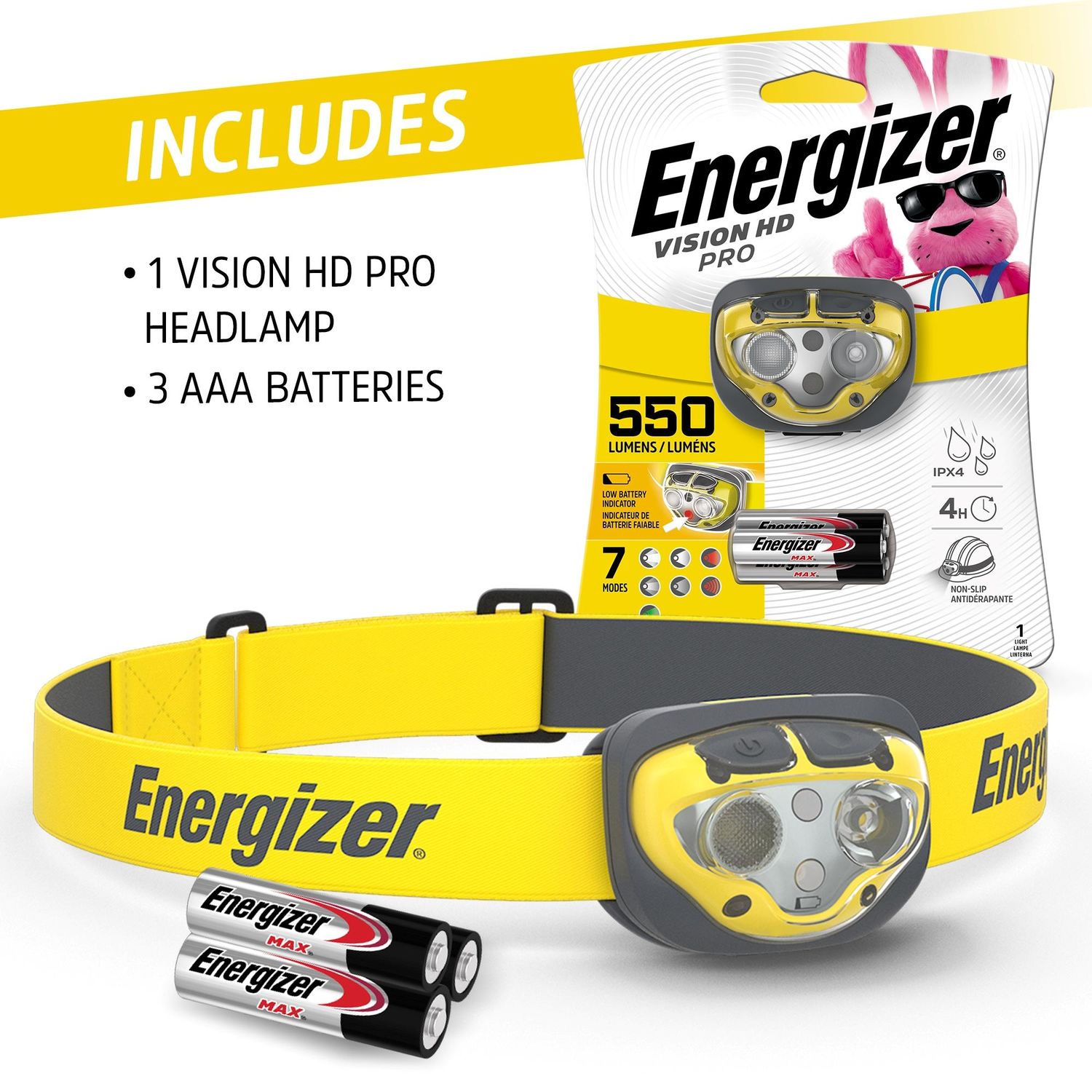 Energizer Headlamp 550 Lumens