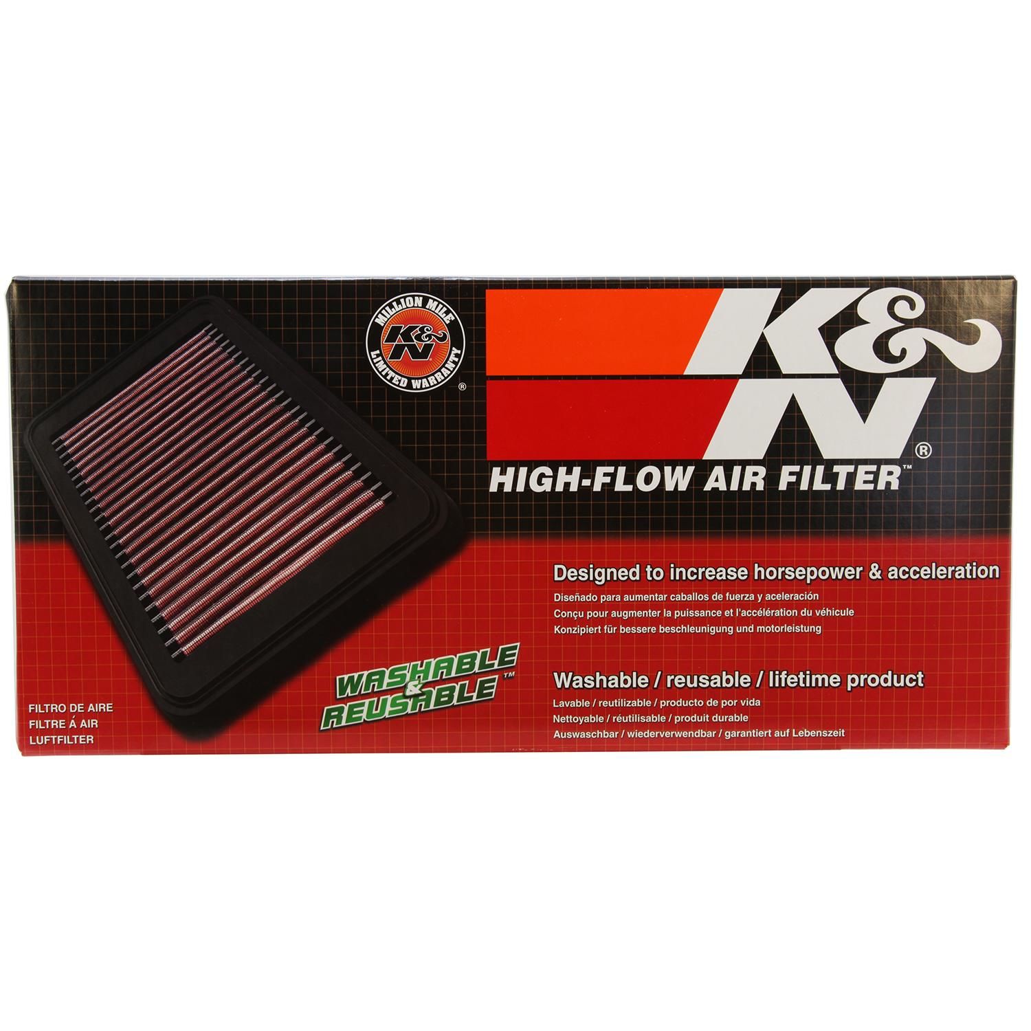 K N HA 1596 Panel Performance Air Filter Motorcycle