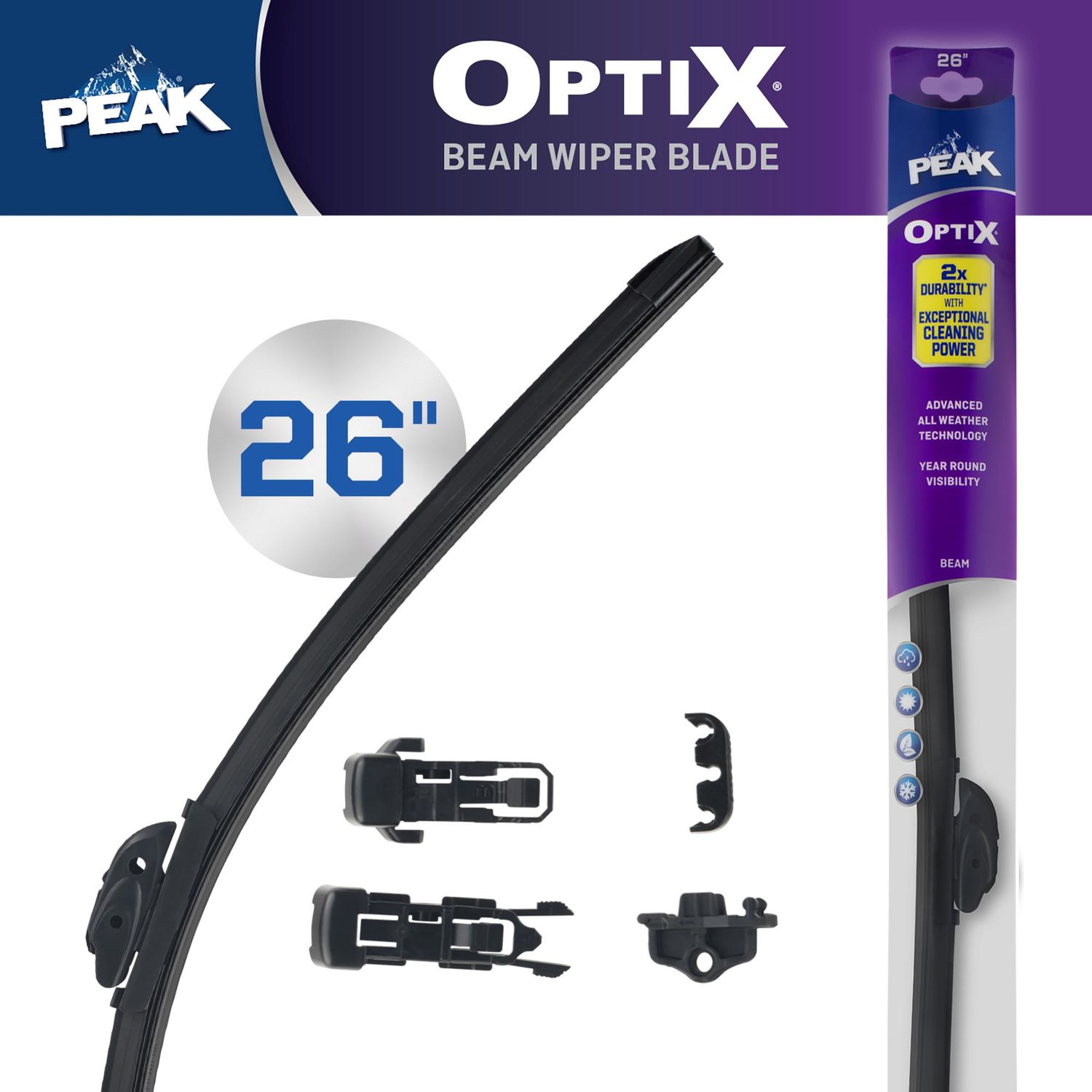 PEAK OPTIX 26in Wiper Blade