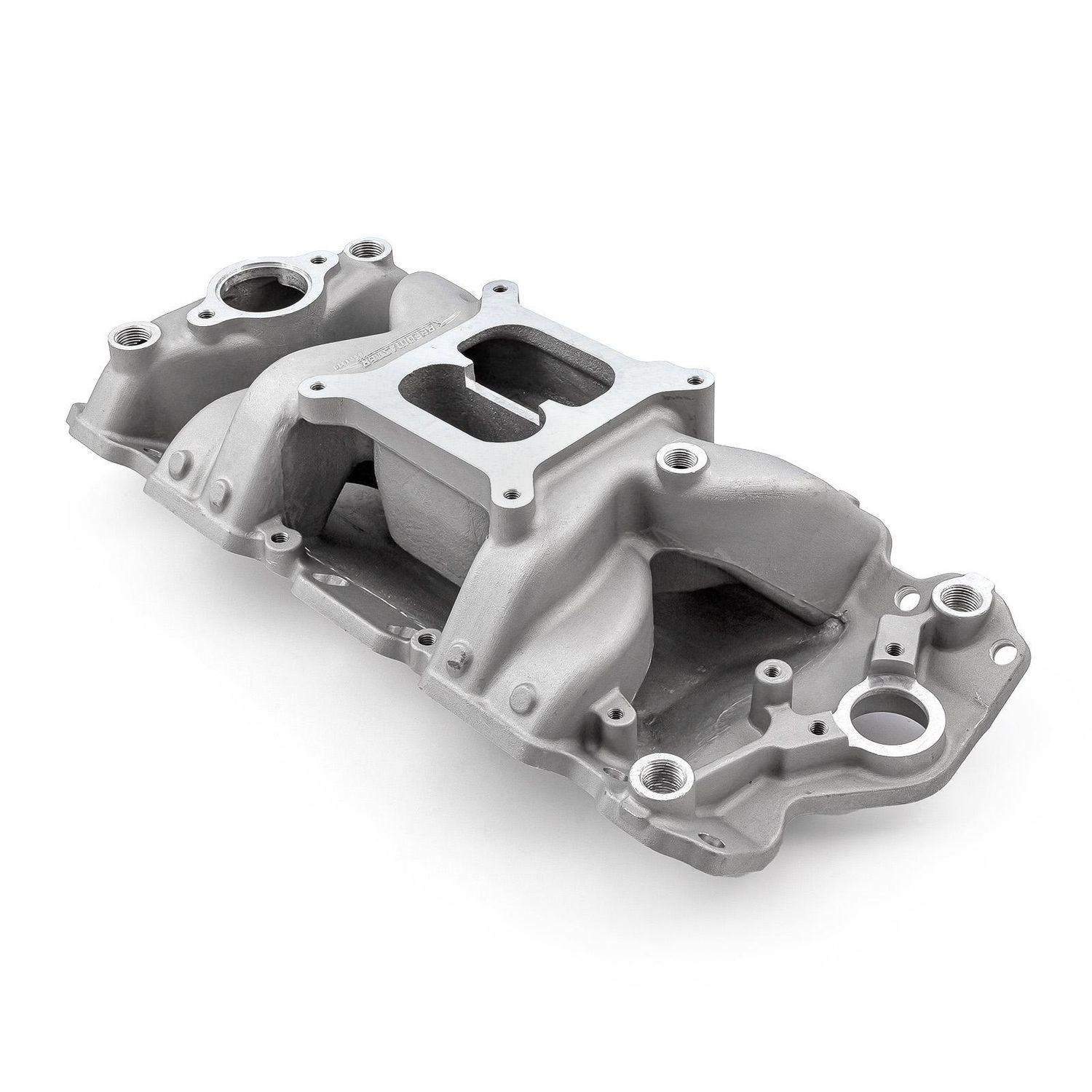 Speedmaster Chevy SBC 350 MidRise Air 1957 95 Satin Intake Manifold