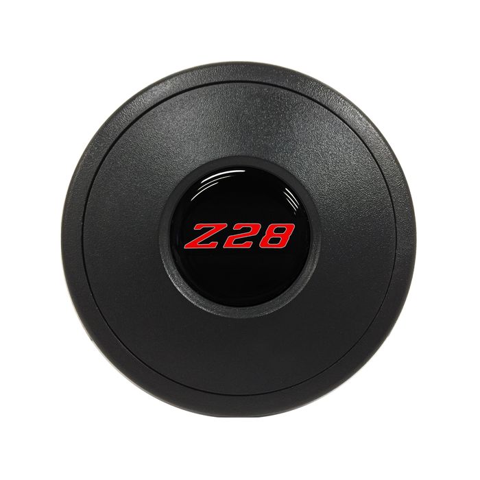 Auto Pro USA Red Z28 Emblem S9 Black Horn Button