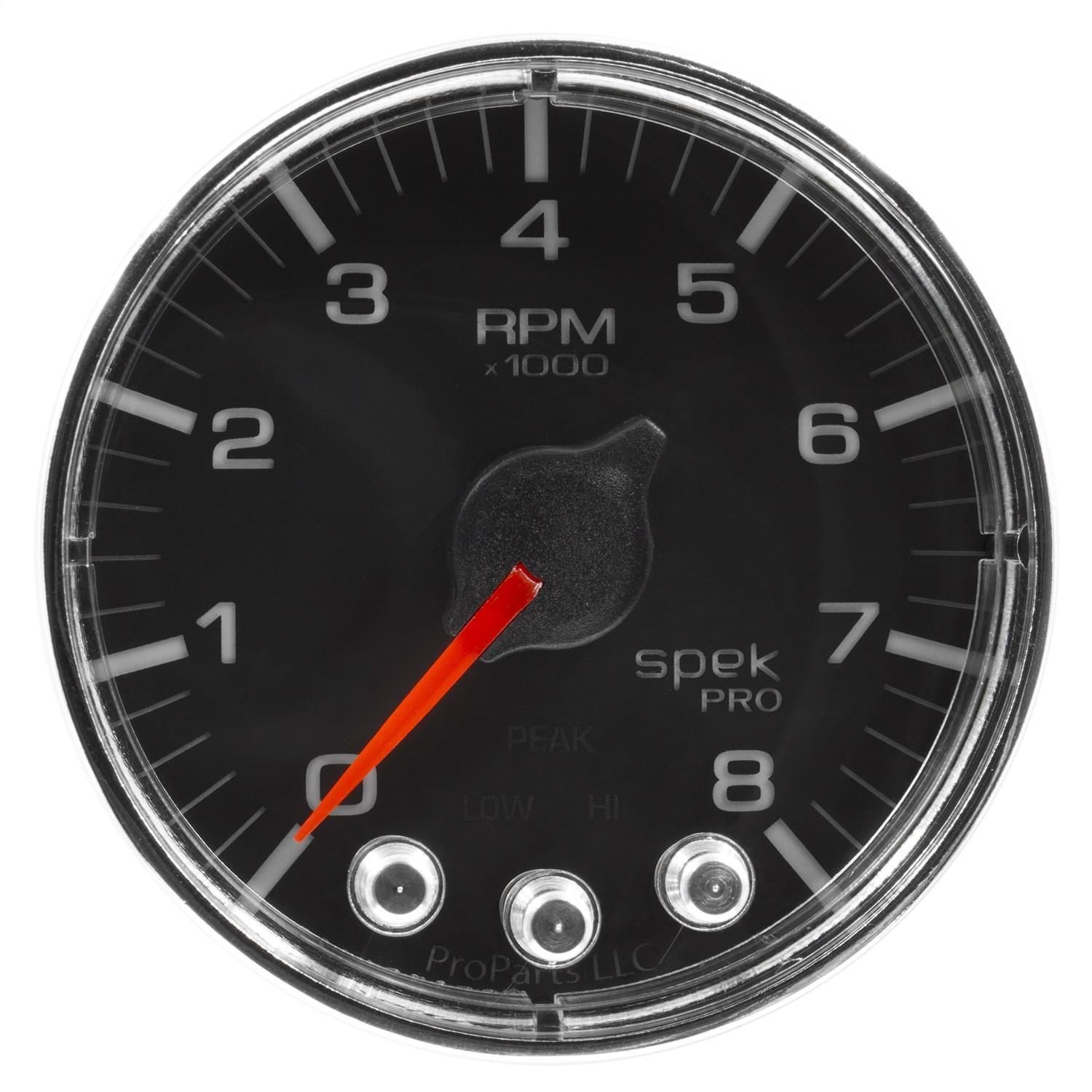 Autometer In Rpm In Dash Black And Chrome Spek Pro Tachometer