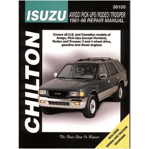 Chilton/1981-1996 Isuzu Amigo/Pick-Ups/Rodeo/Trooper repair manual