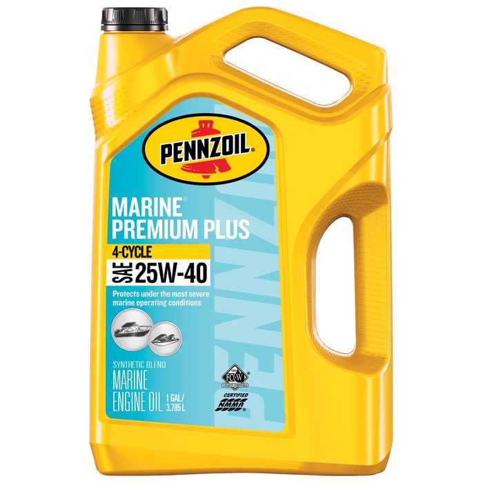 Pennzoil Marine Synthetic Blend Engine Oil W Quart