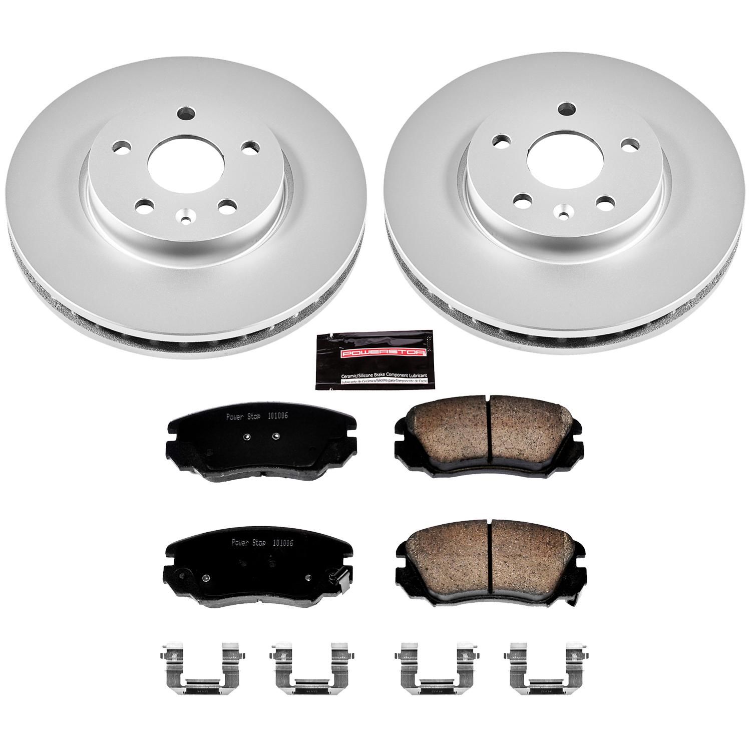 PowerStop Performance Brake Pads Rotors Kit CRK5334