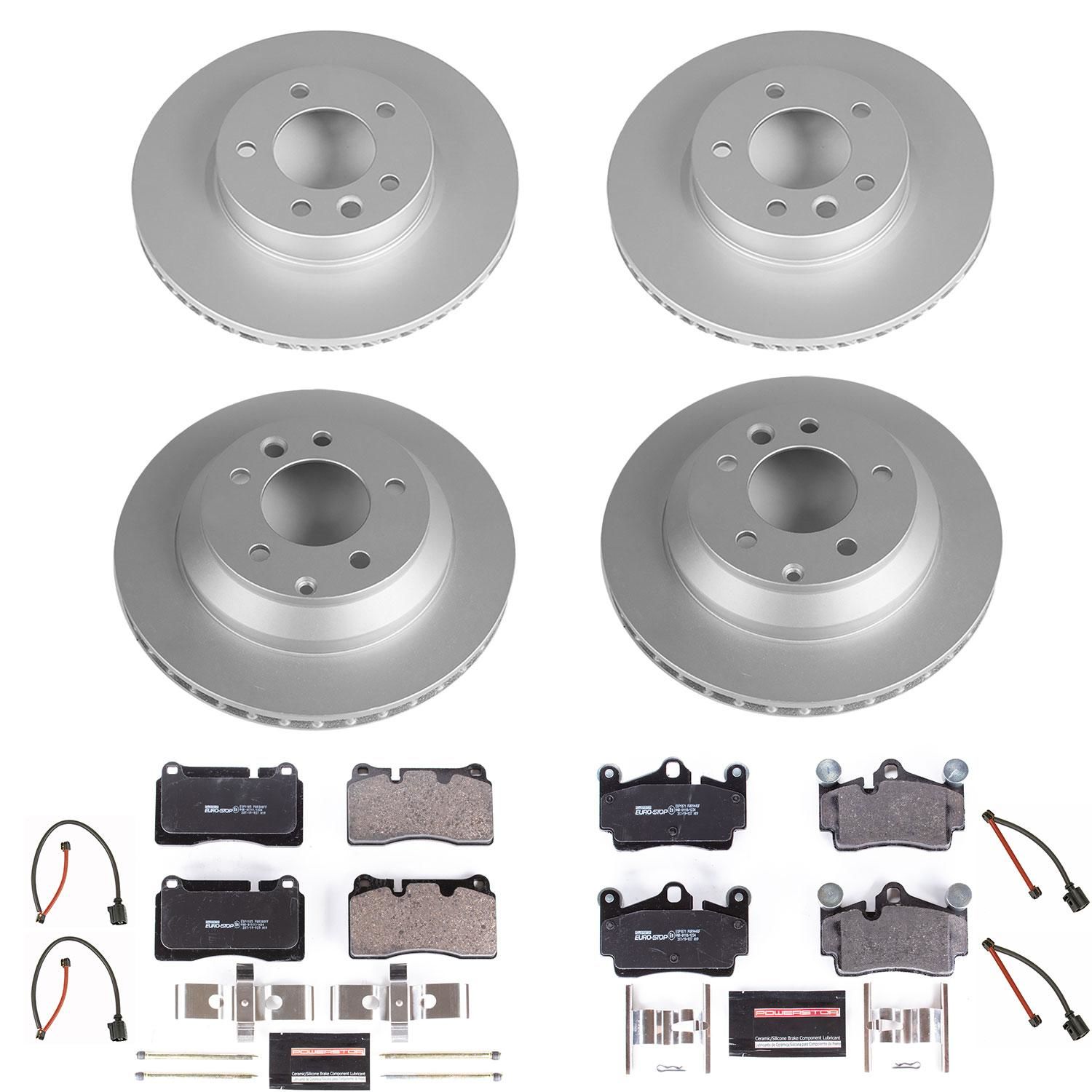 Power Stop Performance Brake Pads Rotors Kit ESK5745