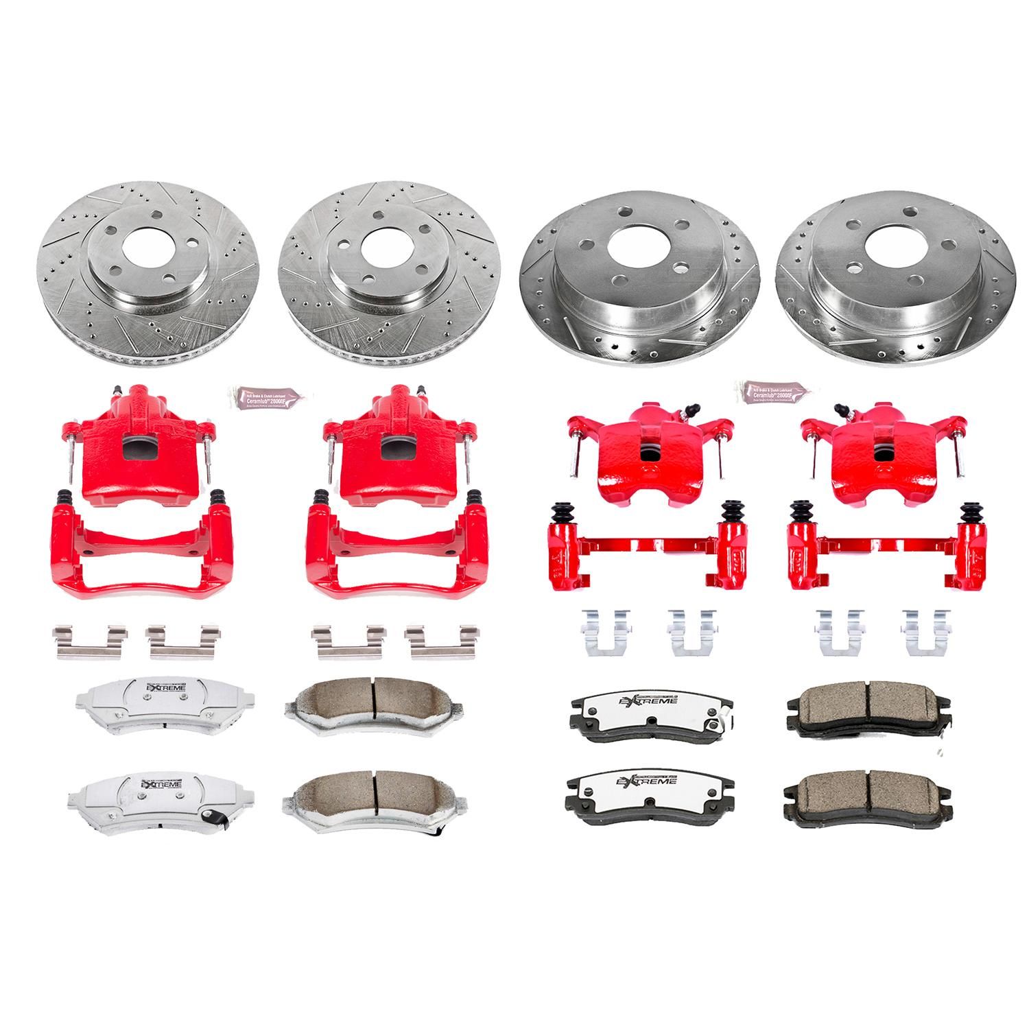 Powerstop Performance Brake Pads Rotors Kit Kc