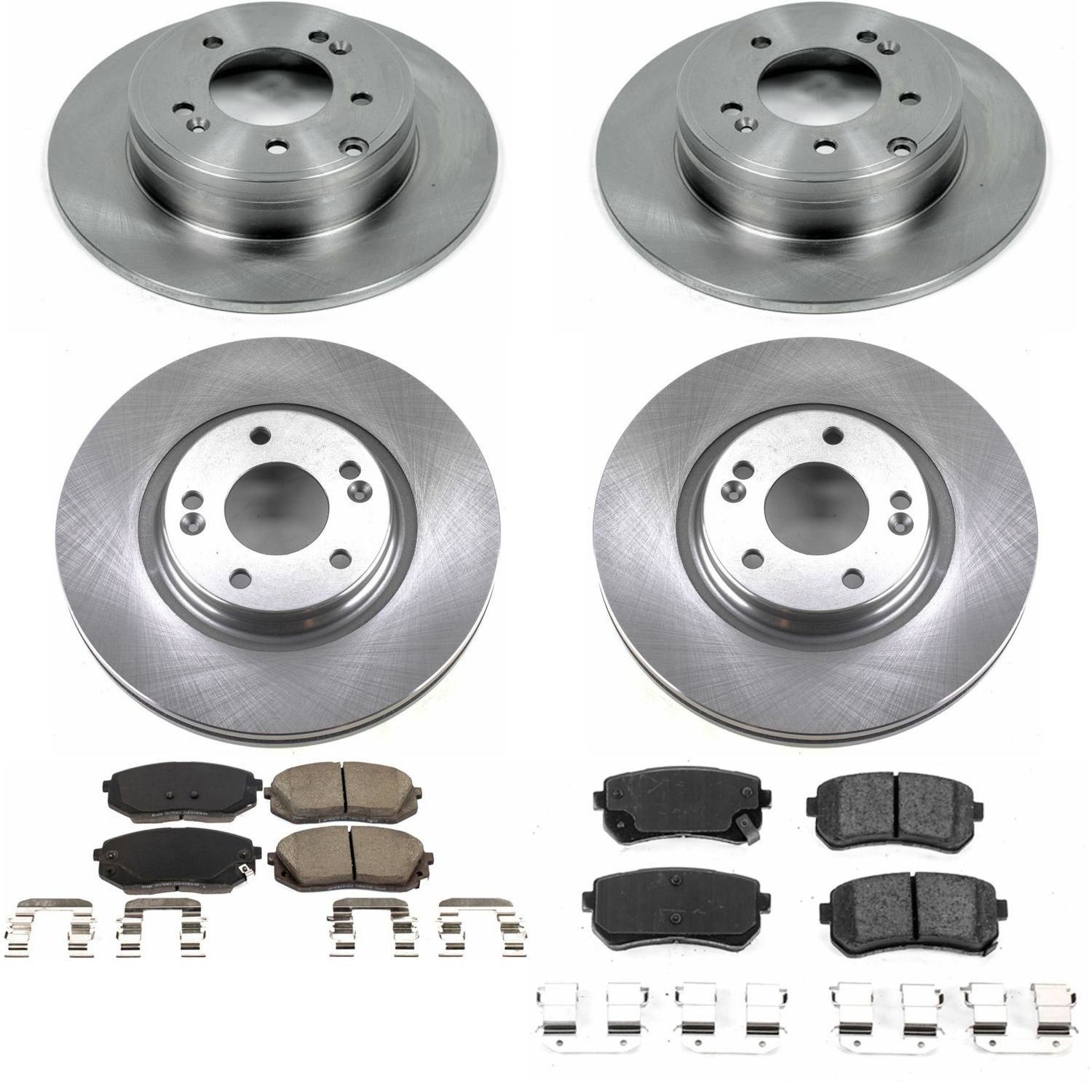 Powerstop Performance Brake Pads Rotors Kit Koe