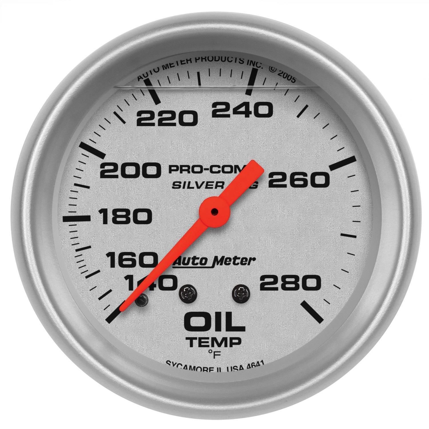 AutoMeter Indicador De Temperatura De Aceite Ultra Lite