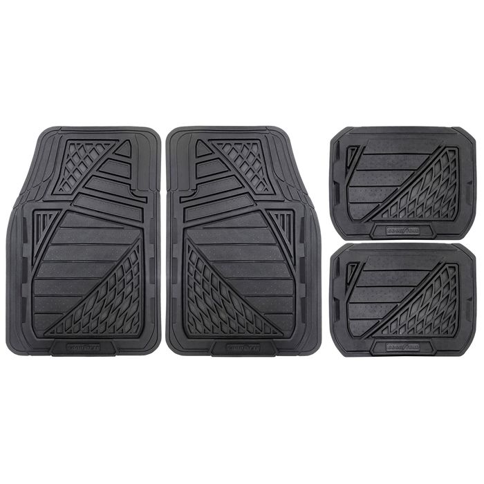 Goodyear Tapete Premium De Hule Para Piso Negro 4 Piezas