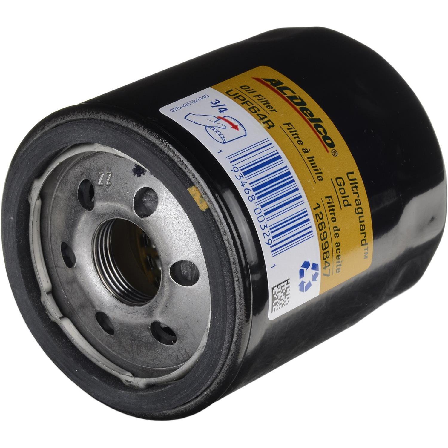 ACDelco Professioneller Motorölfilter UPF64R (12667194) - Hochleistungsfilter Für Optimale Motorschmierung