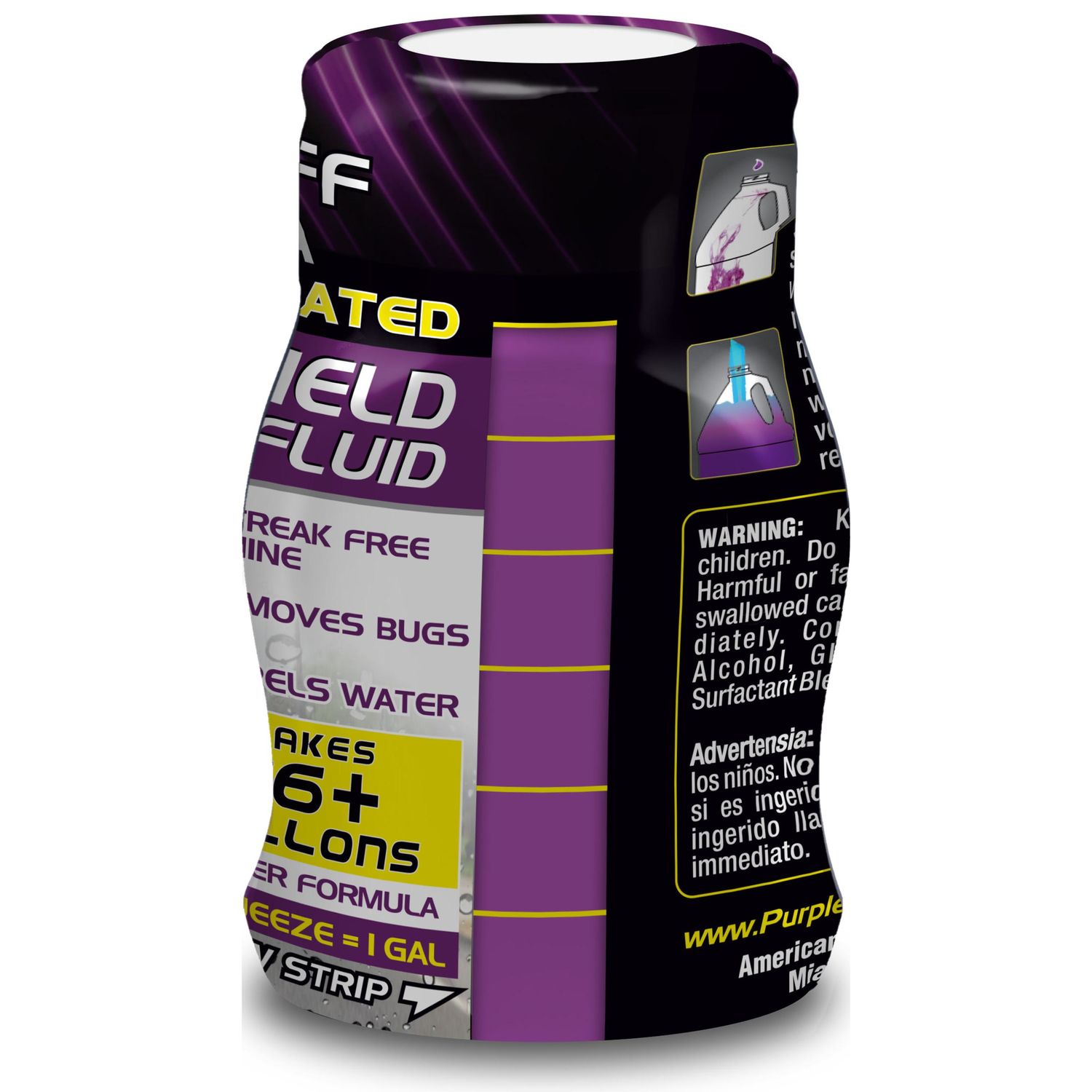 BugOFF Summer Formula Windshield Washer Fluid