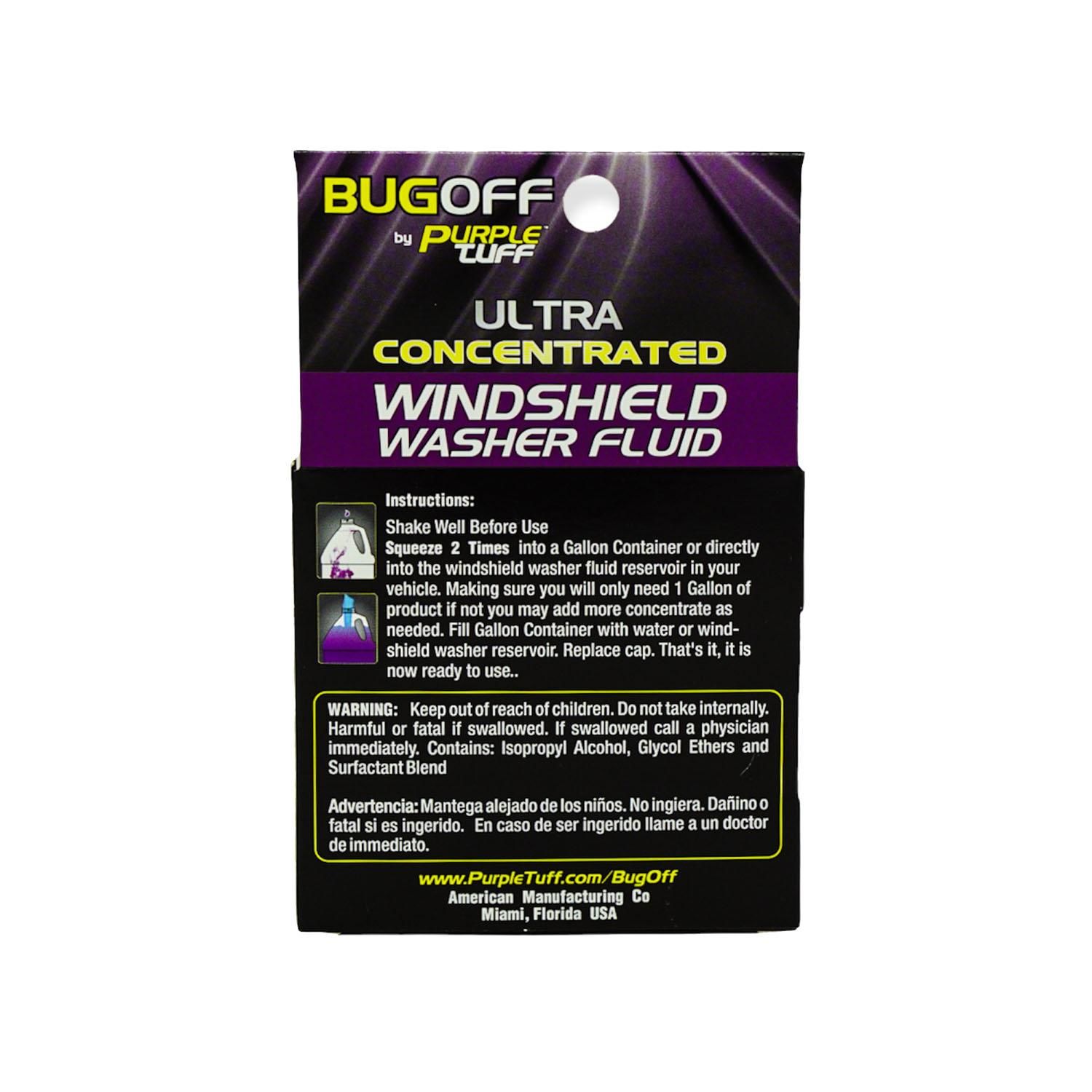 BugOFF Summer Formula Windshield Washer Fluid