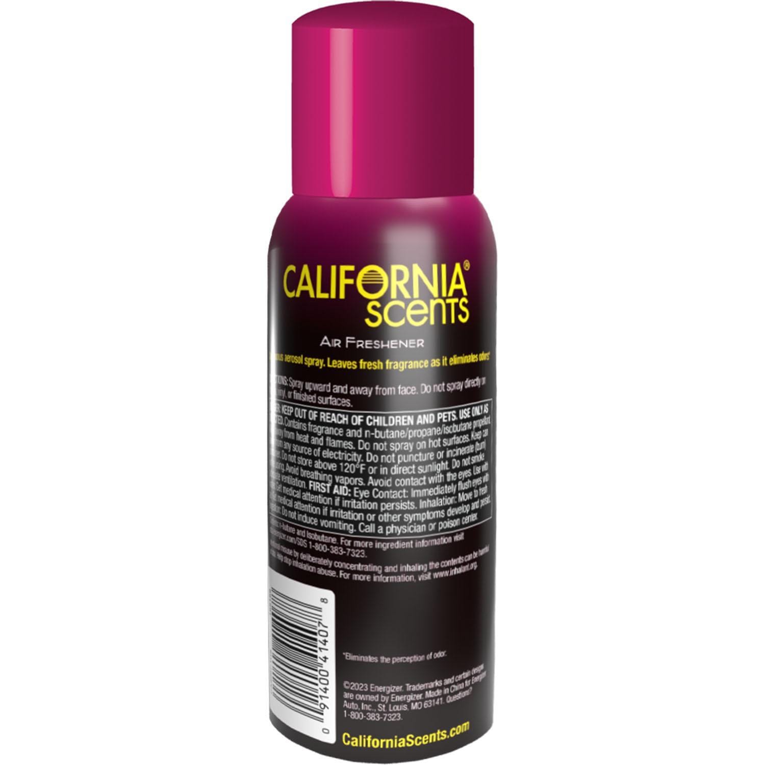 4x Coronado Cherry Lufterfrischer Von California Scents – Für Auto, Zuhause, Büro