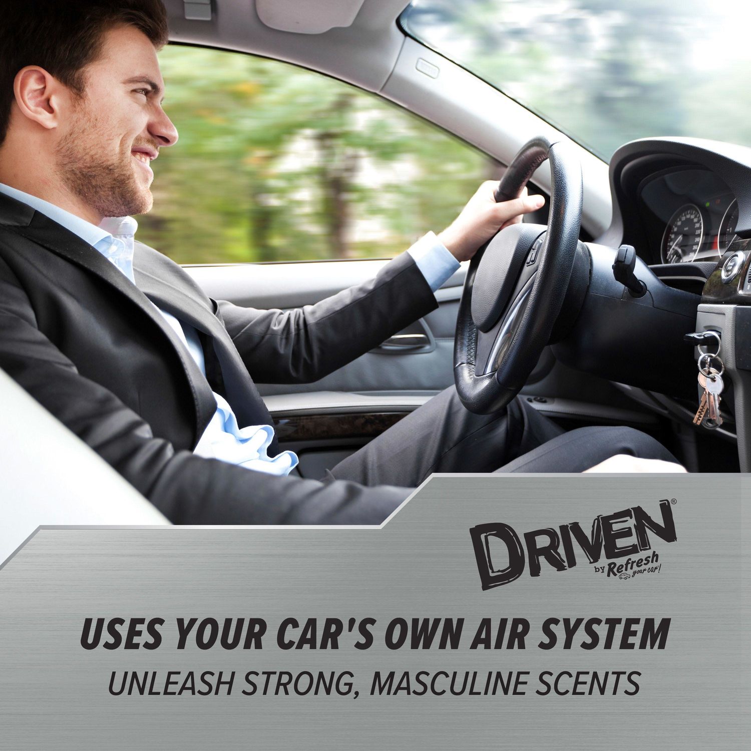 Driven Black Out Scent Vent Air Freshener 4 Pack