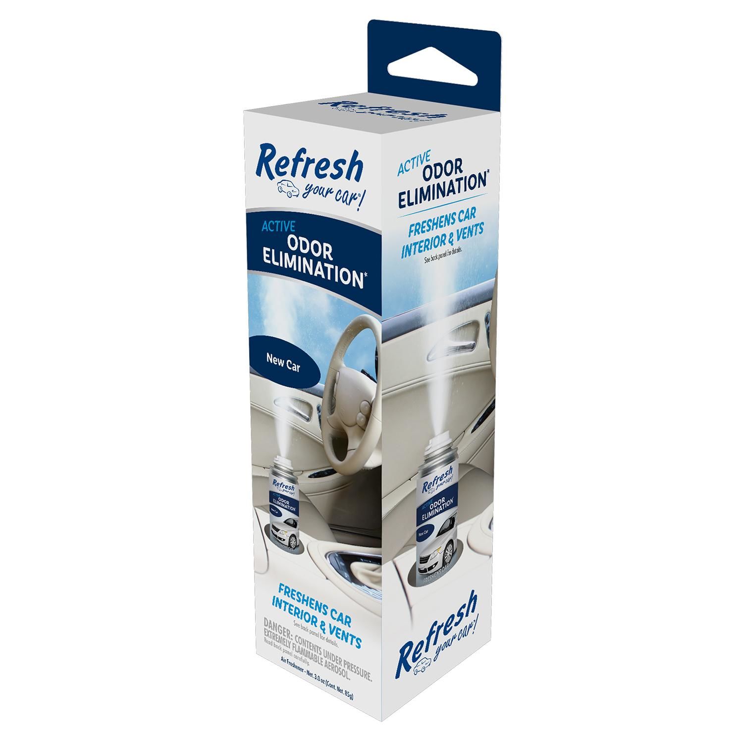 Refresh Your Car Odor Eliminator New Car Air Freshener 8oz