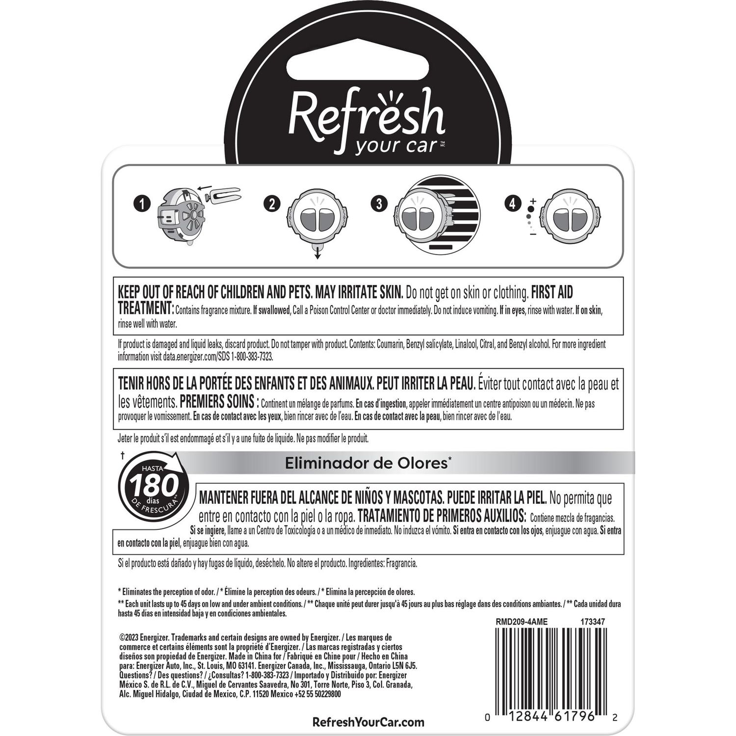 Refresh Your Car CSMD Hawaiian Sunrise AME 4 Pack