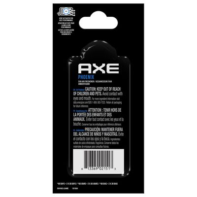 Axe Auto Air Fresheners Axe Phoenix Vent Clip 2 Pack