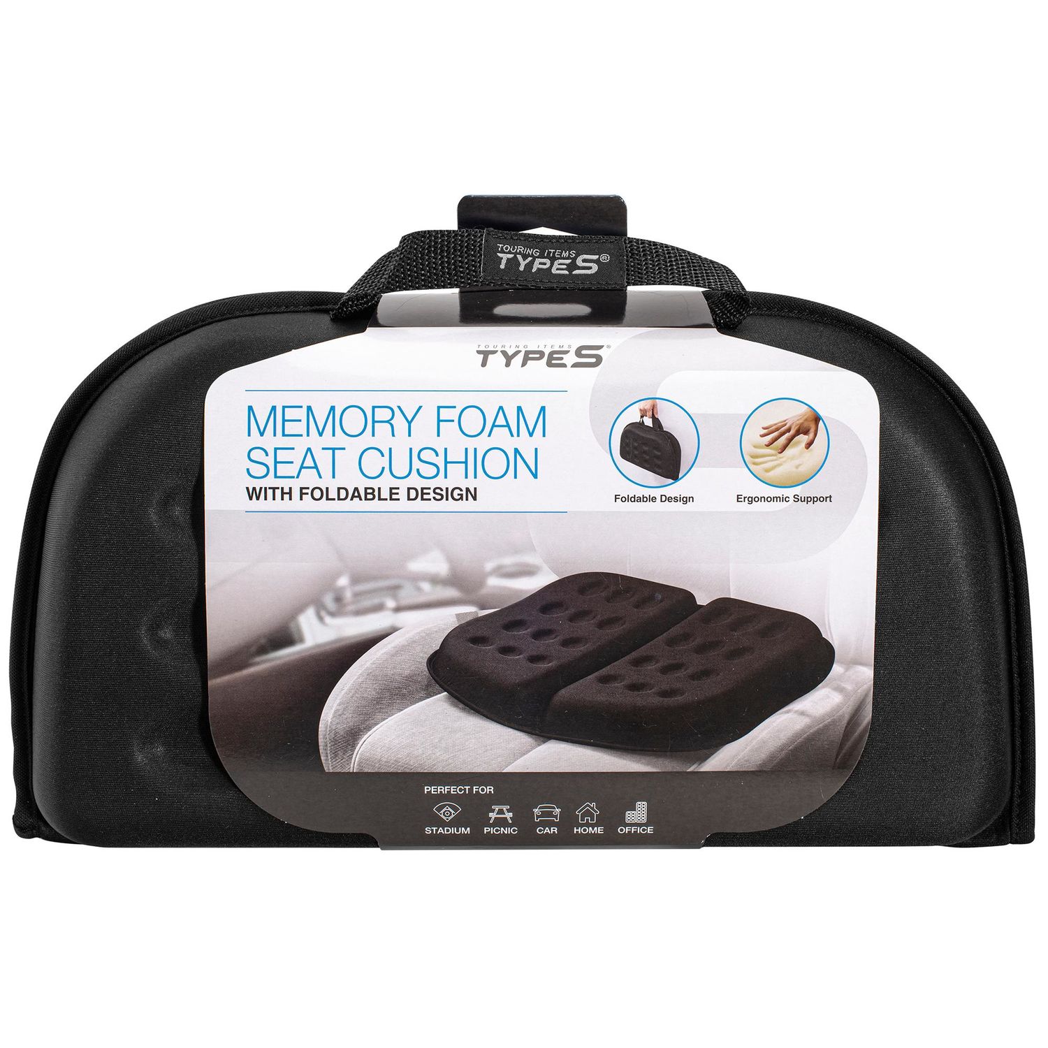 Ergonomic Memory Foam Seat Cushion