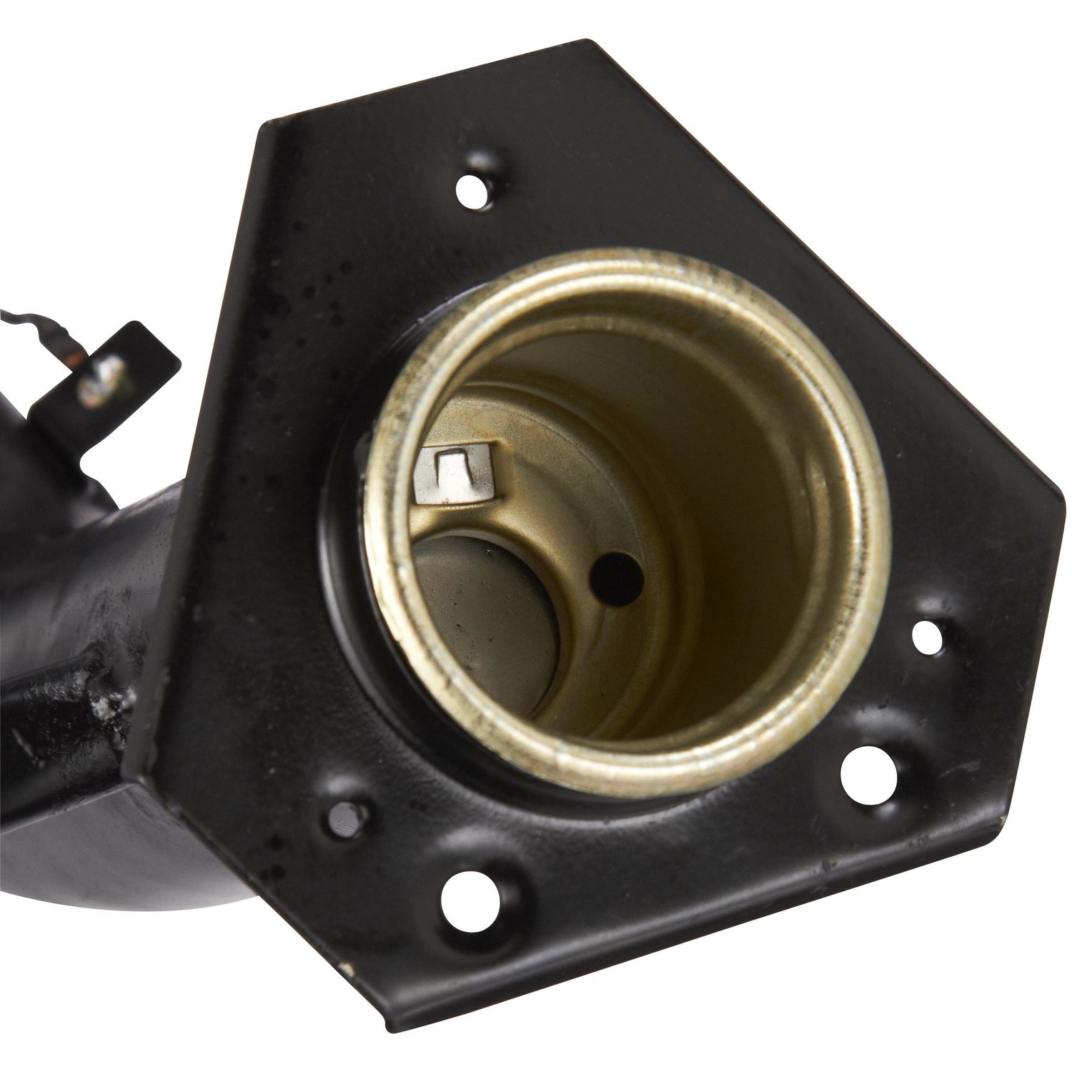 Short 60mm Steel Weld-On Fuel Filler Neck Bayonet Fit For Diesel & Petrol By ACC Parts