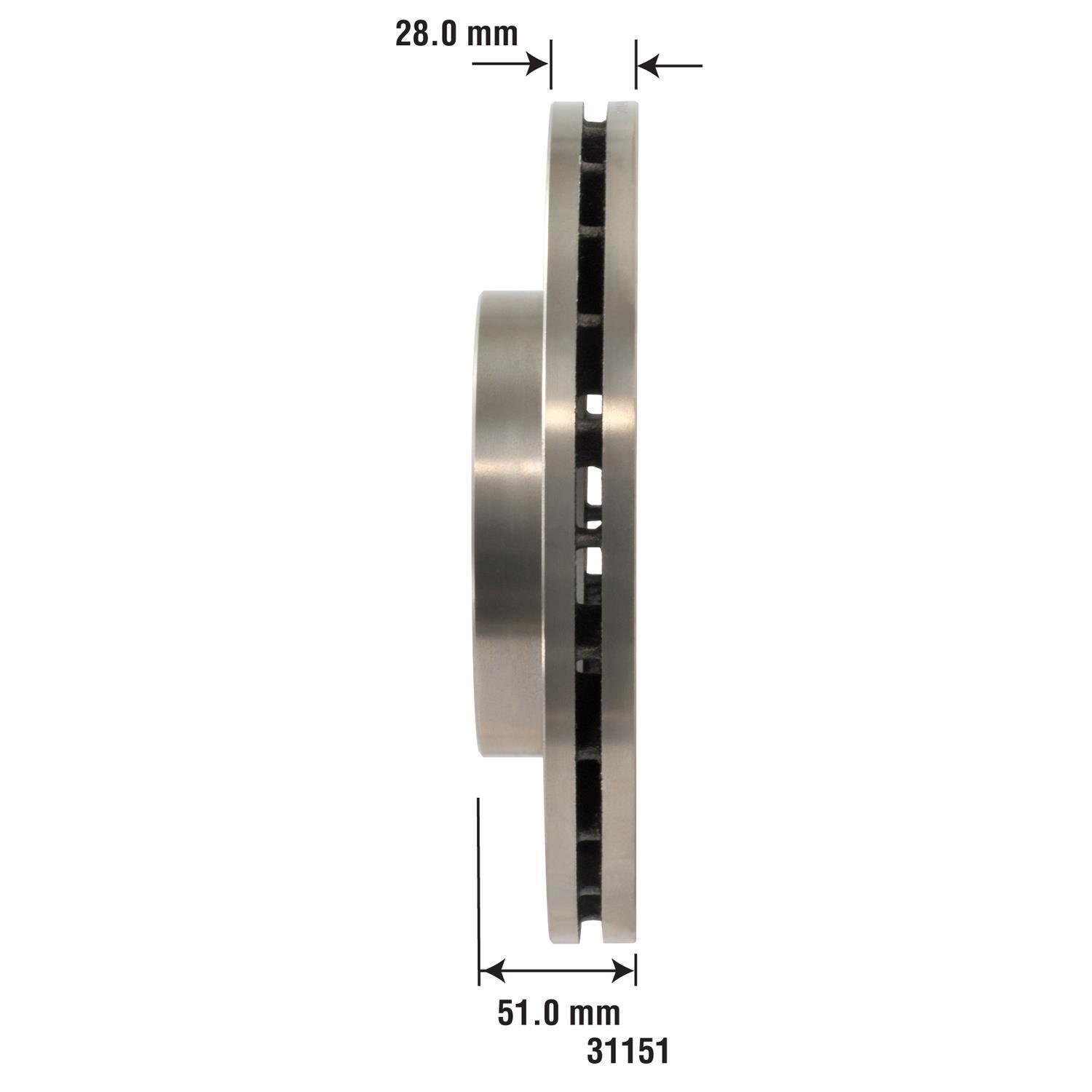 Duralast Disc Brake Rotor 31151