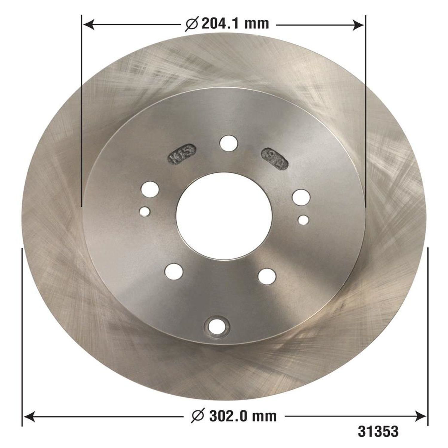 Duralast Disc Brake Rotor 31353