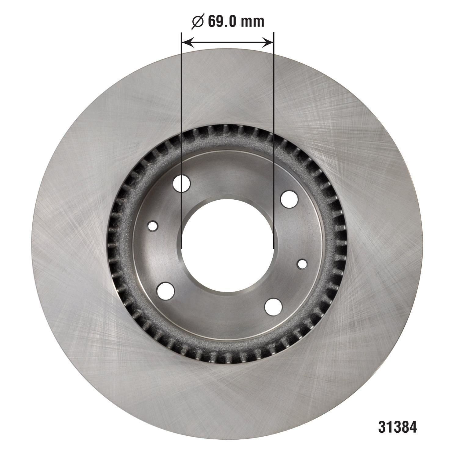 Duralast Disc Brake Rotor 31384