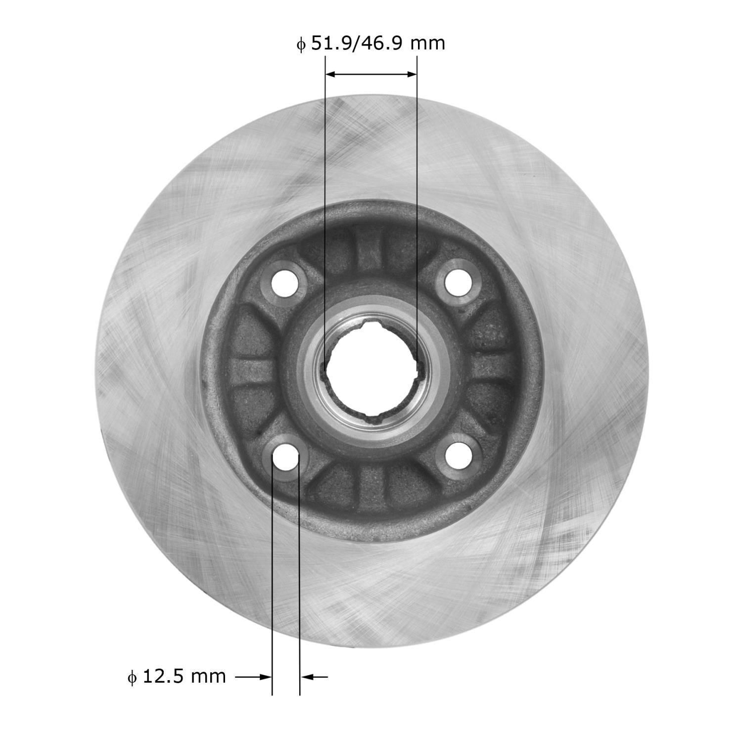 Duralast Disc Brake Rotor and Hub Assembly 3190