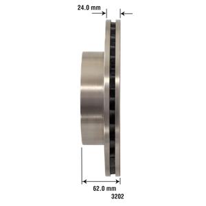 Duralast Disc Brake Rotor 3202