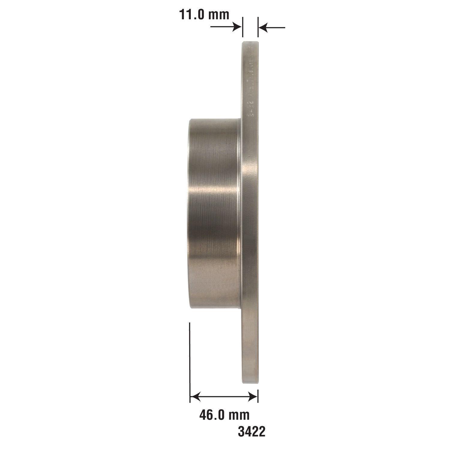 Duralast Disc Brake Rotor 3422