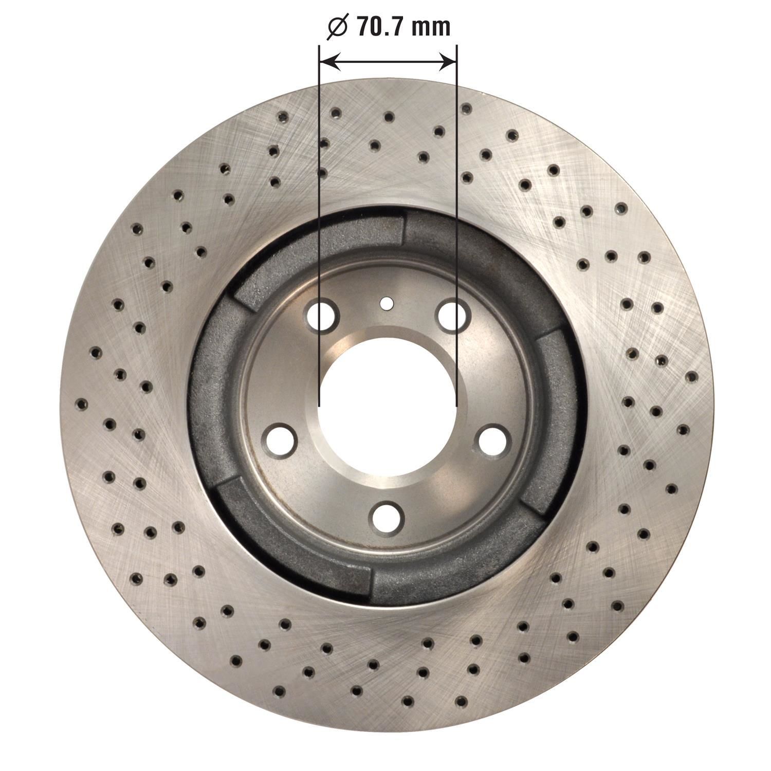 Duralast Brake Rotor 41222
