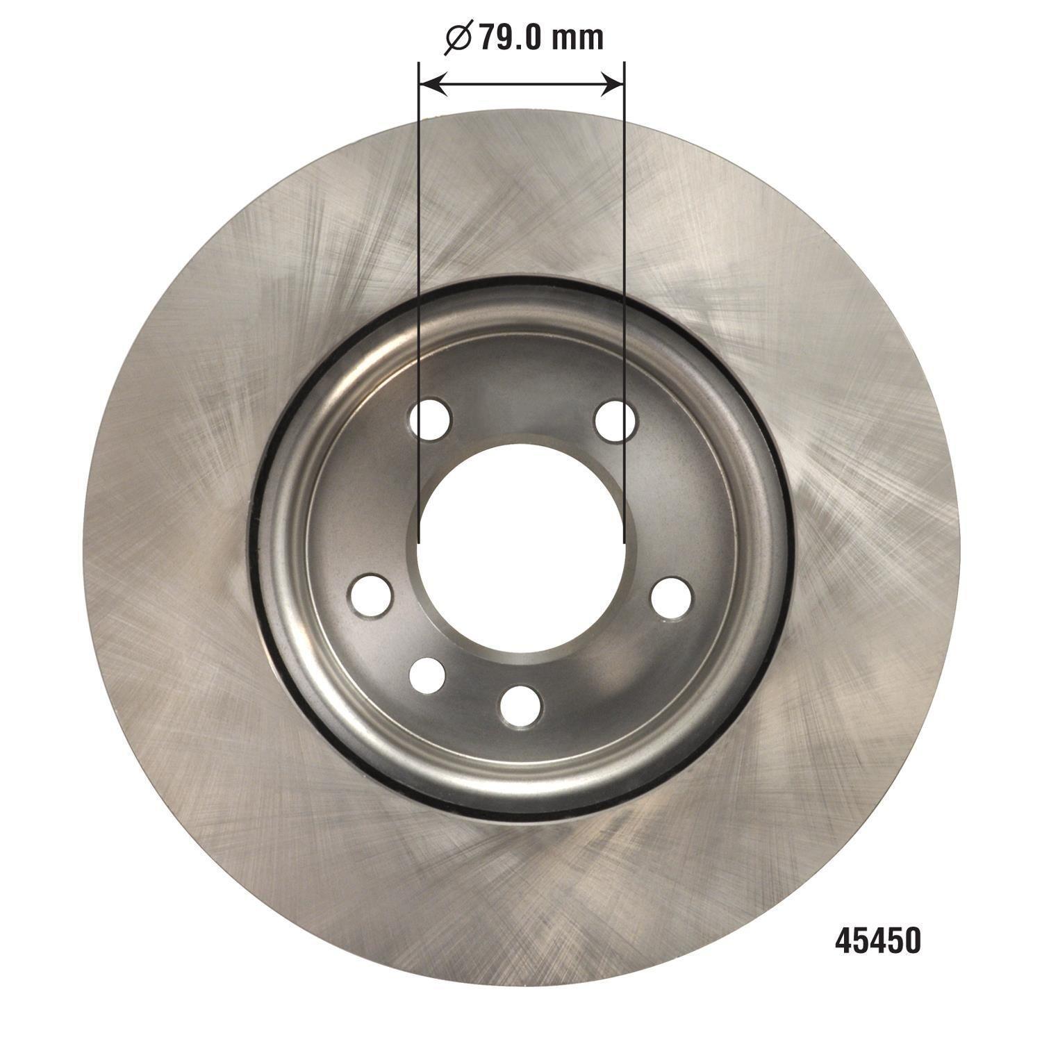 Duralast Disc Brake Rotor 45450