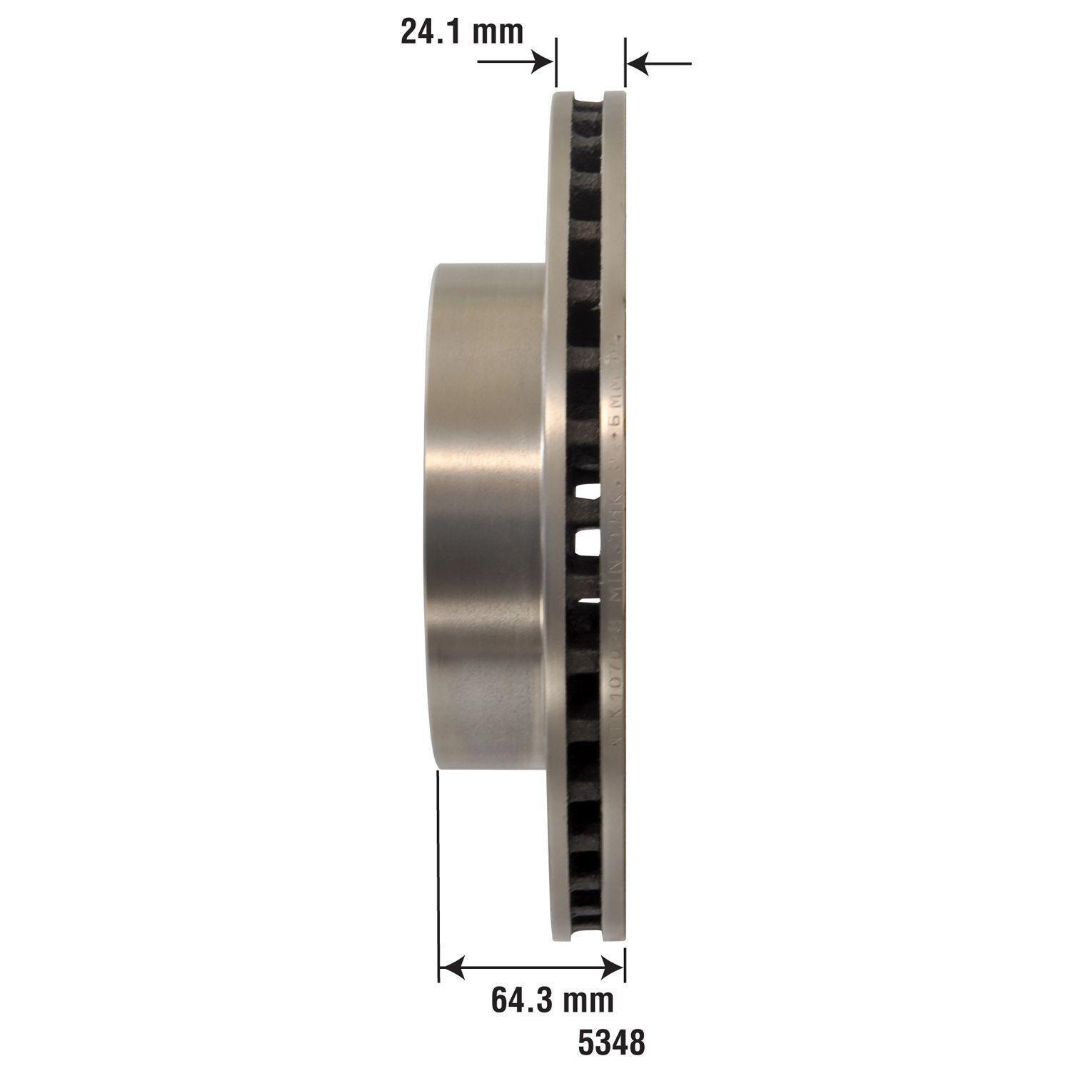 Duralast Disc Brake Rotor 5348