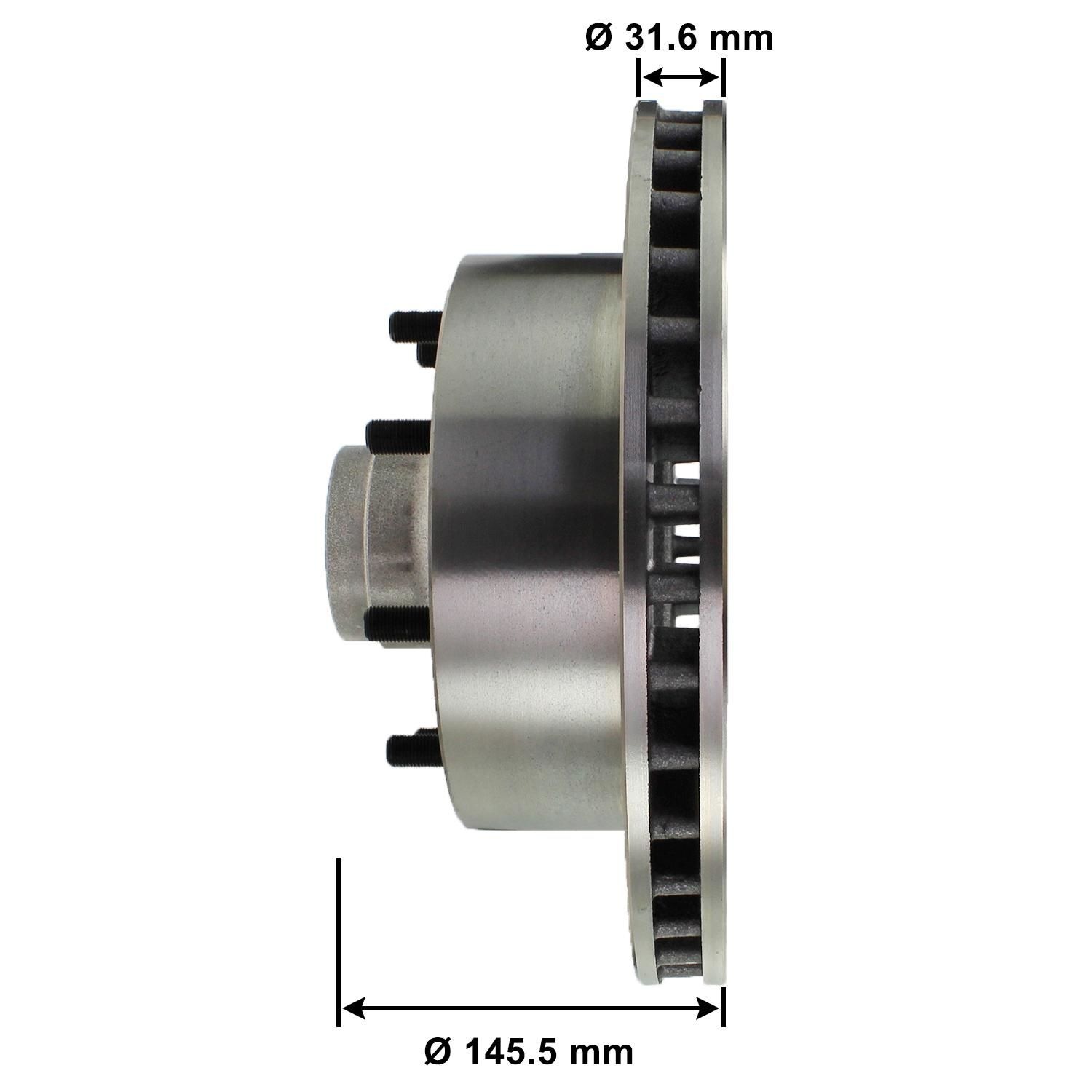 Duralast Disc Brake Rotor and Hub Assembly 5366