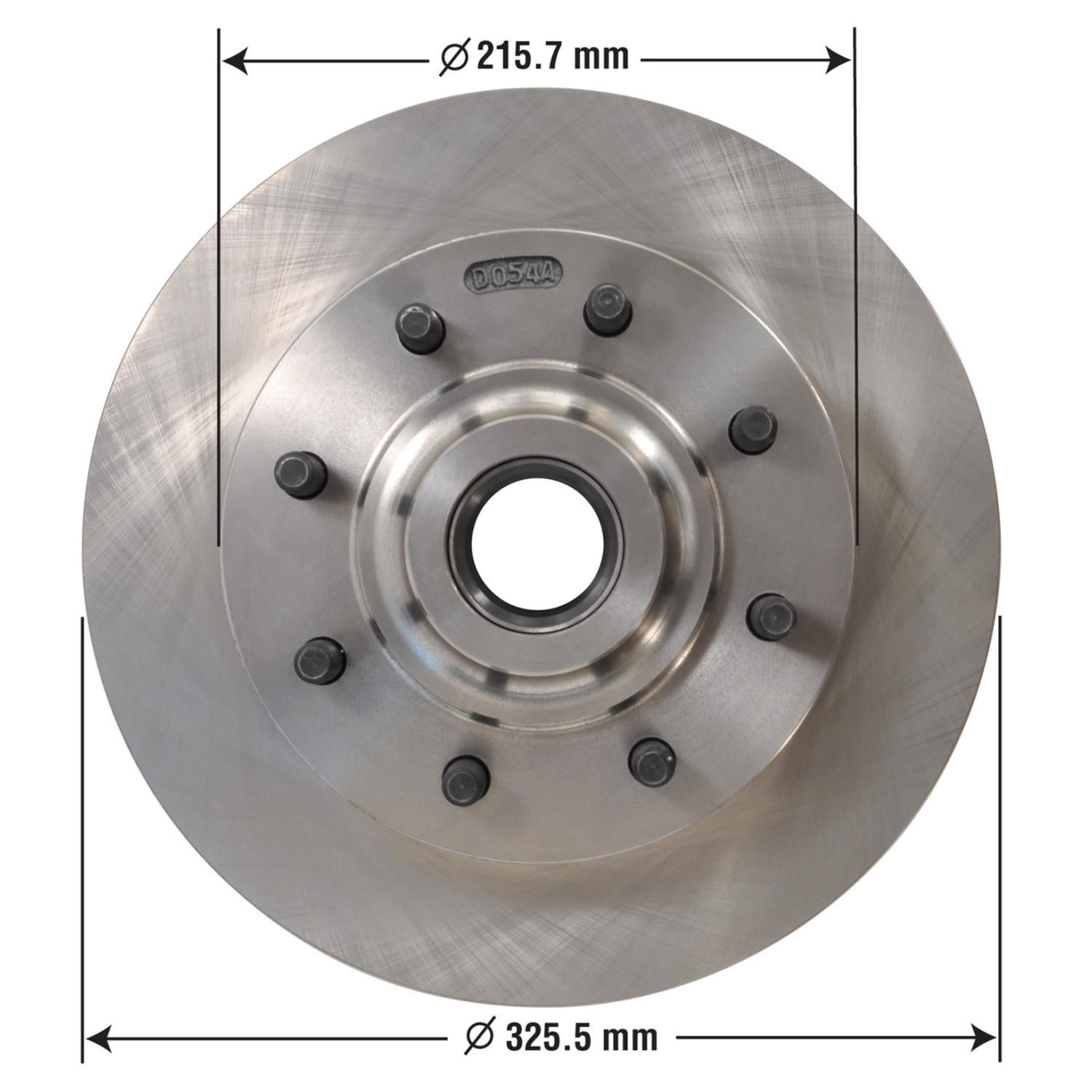 Duralast Disc Brake Rotor and Hub Assembly 5398