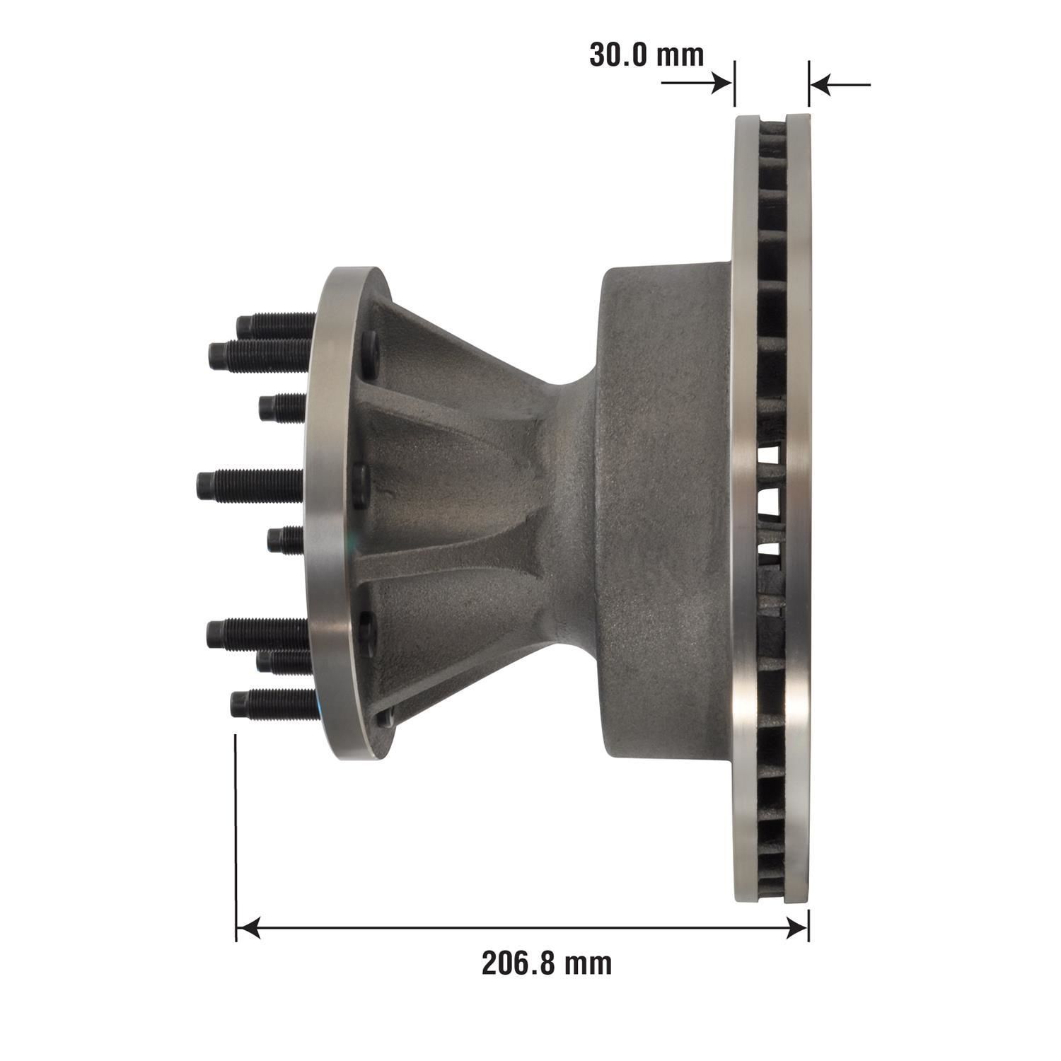 テッド Duralast Disc Brake Rotor and Hub Assembly 54039