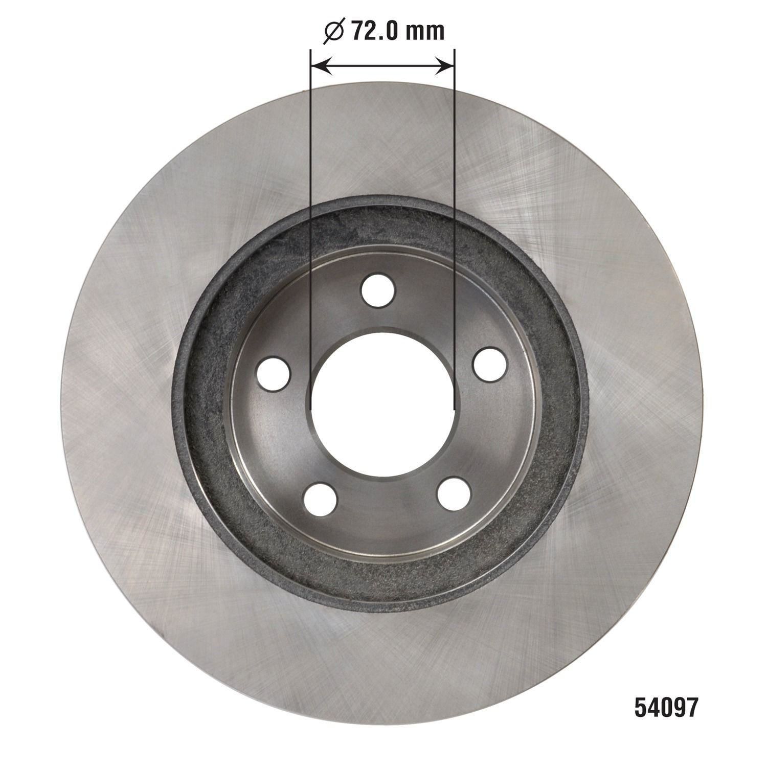 Duralast Disc Brake Rotor 54097