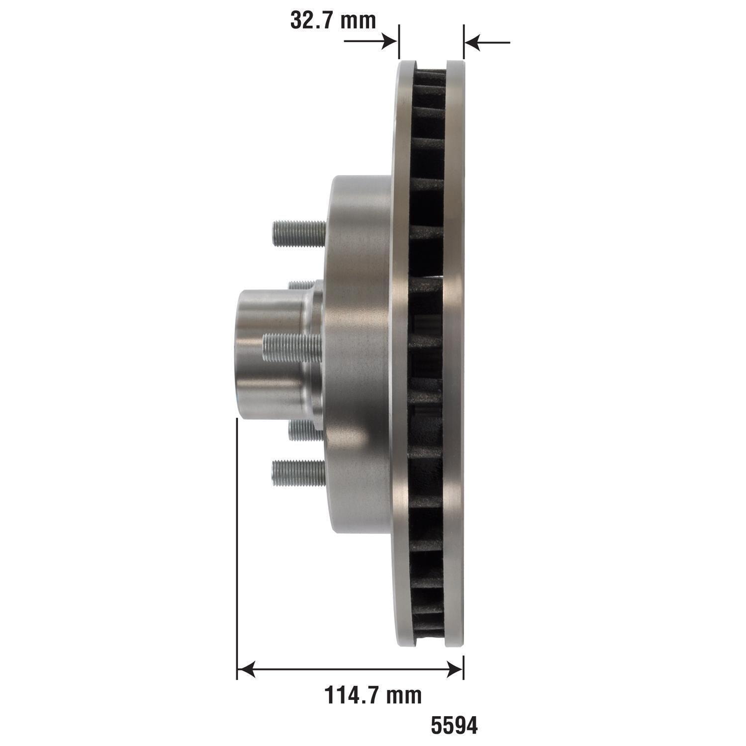Duralast Disc Brake Rotor and Hub Assembly 5594