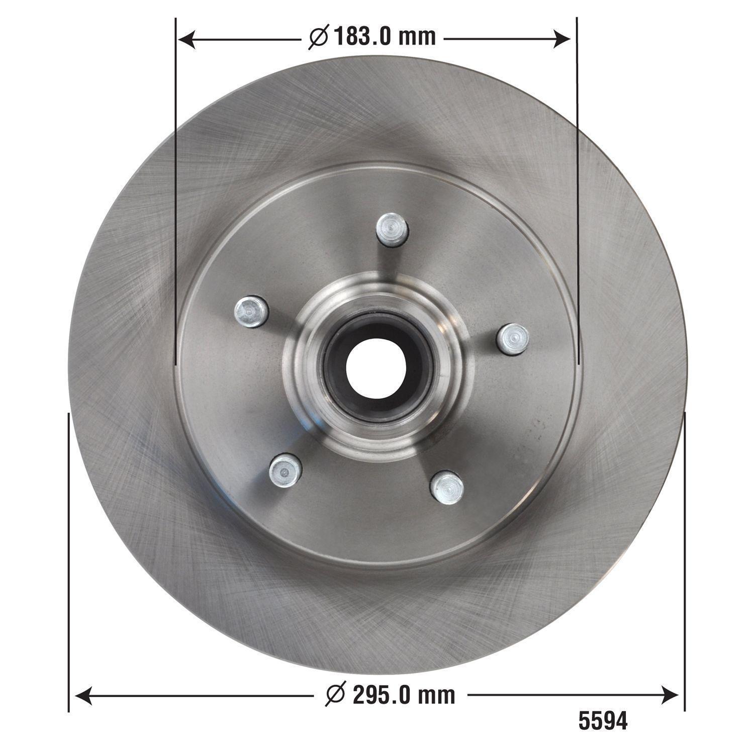 Duralast Disc Brake Rotor and Hub Assembly 5594