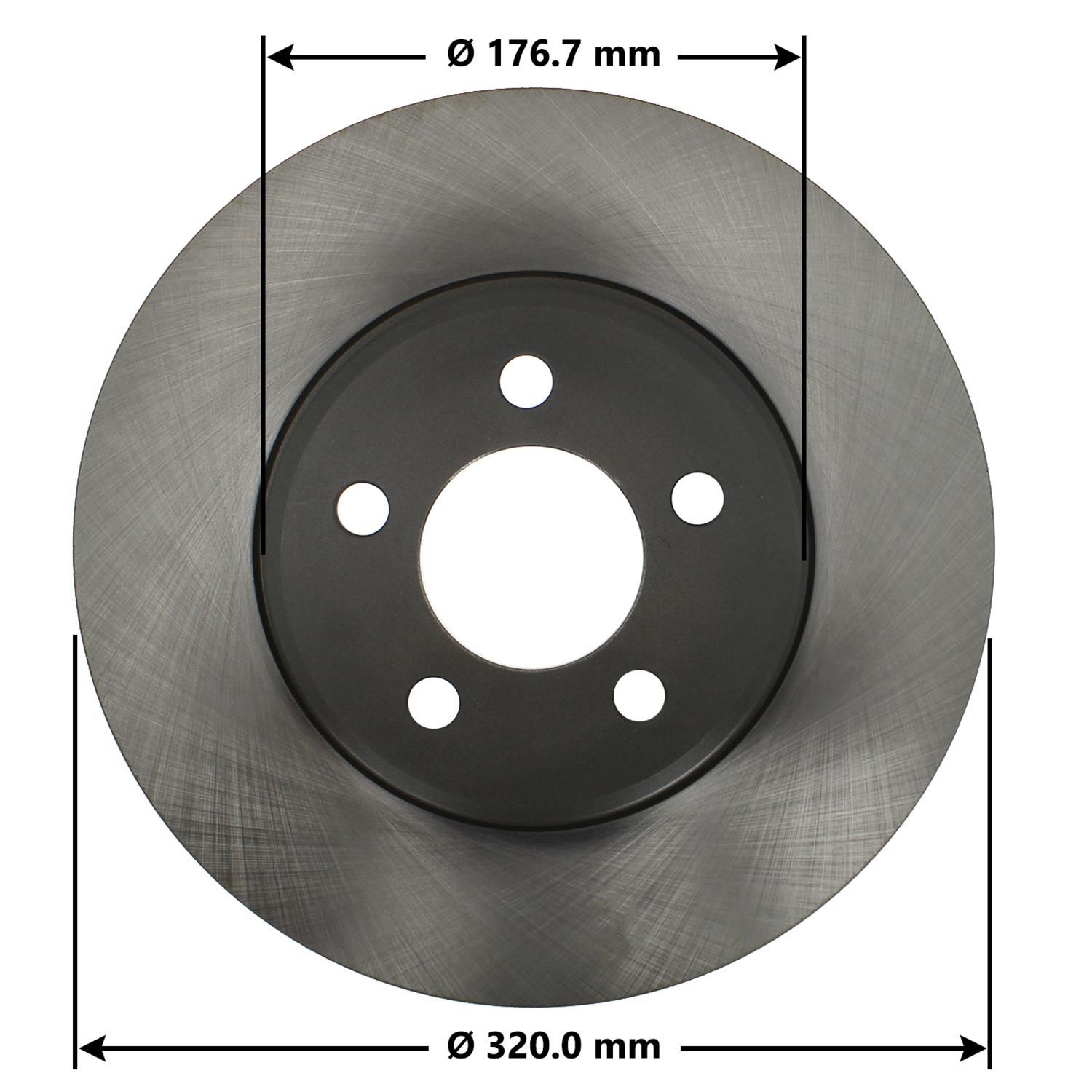 Duralast Disc Brake Rotor 72226DL