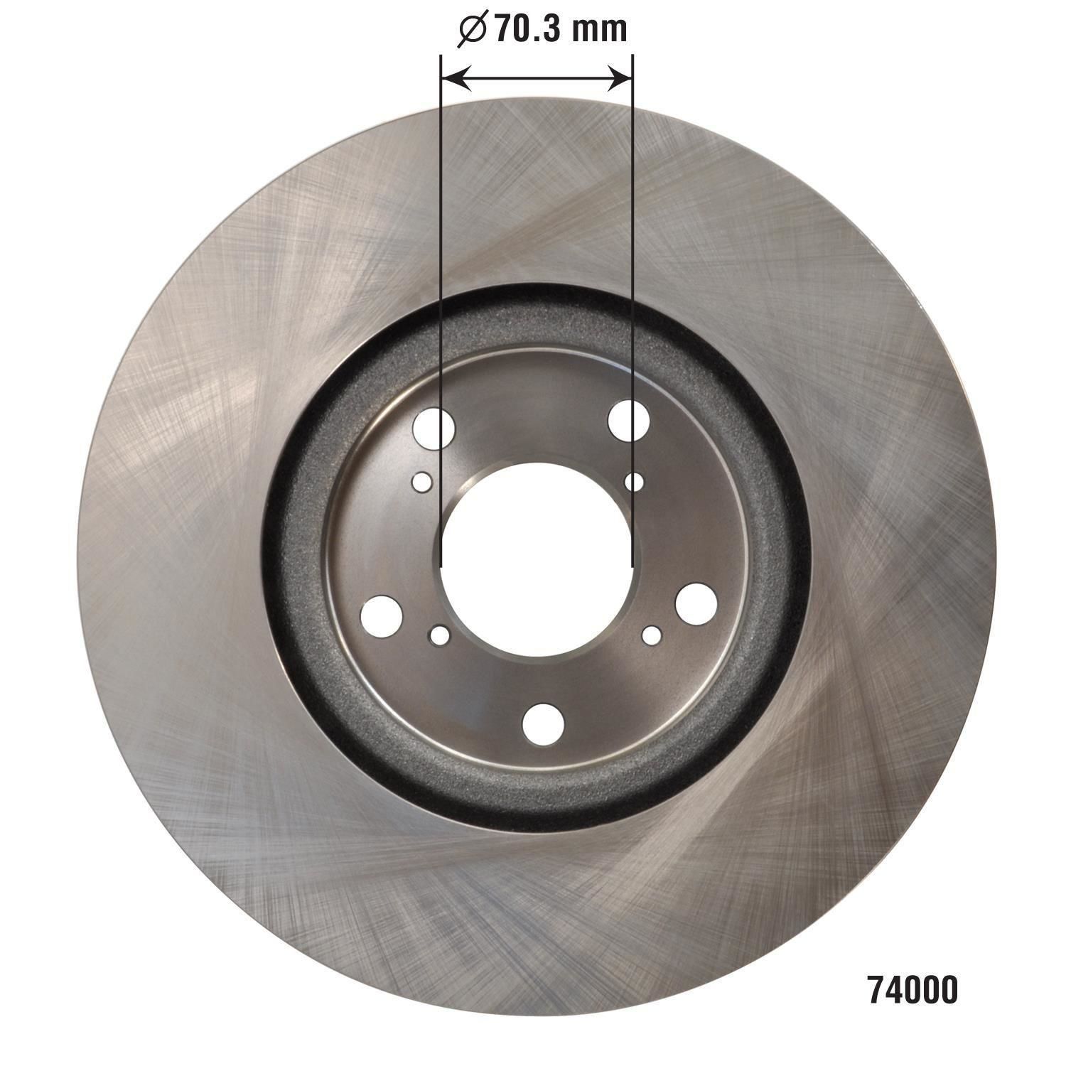 Duralast Disc Brake Rotor 74000