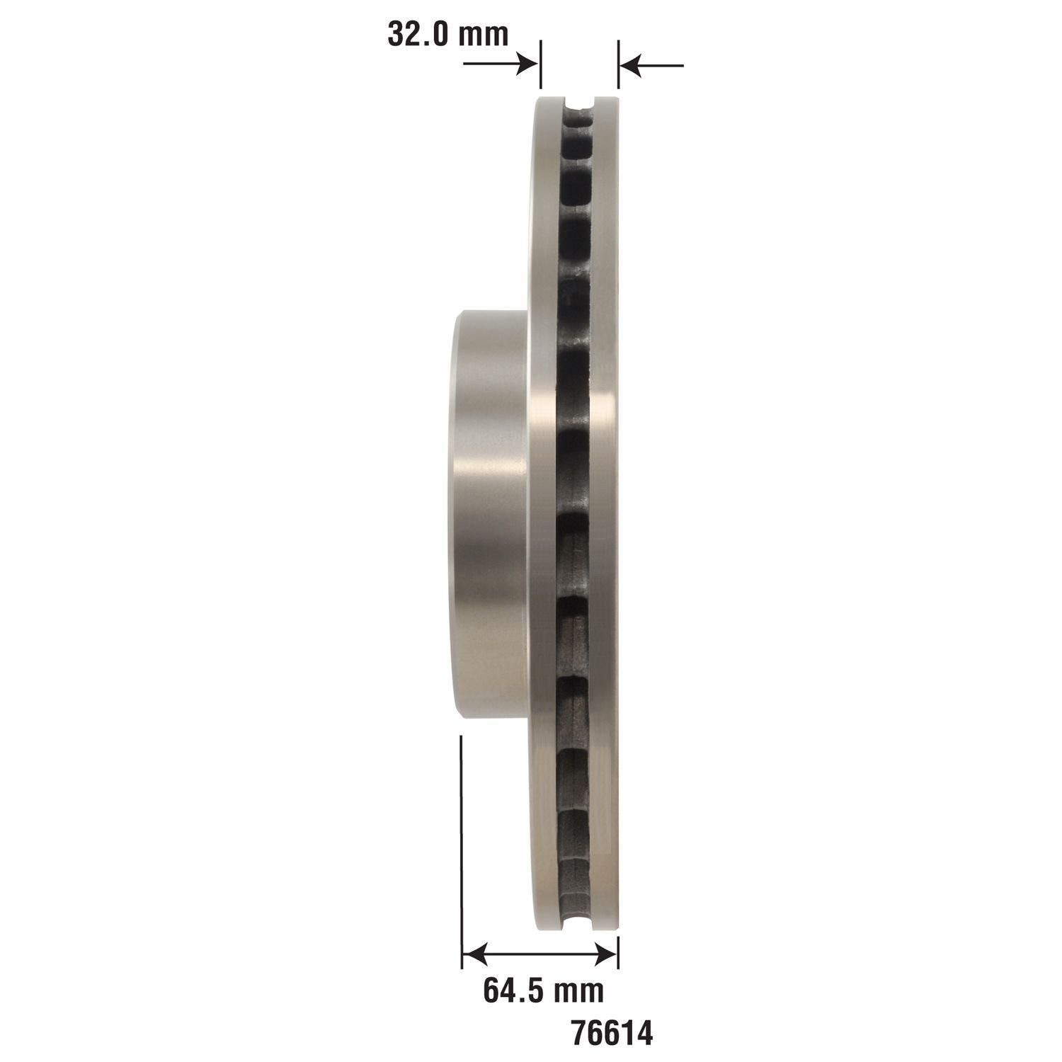 Duralast Disc Brake Rotor 76614 Duralast Disc Brake Rotor 76614