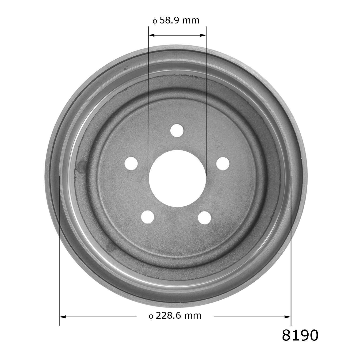 Duralast Brake Drum 8190