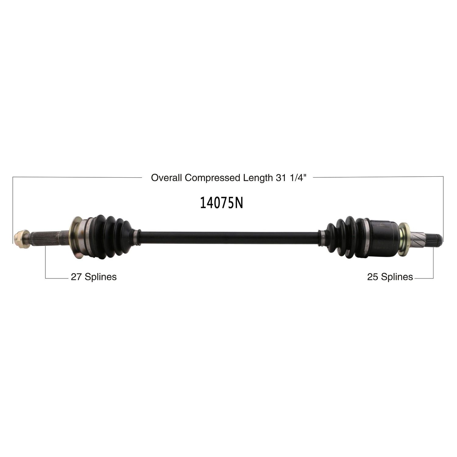 Duralast Gold CV Axle 14075N