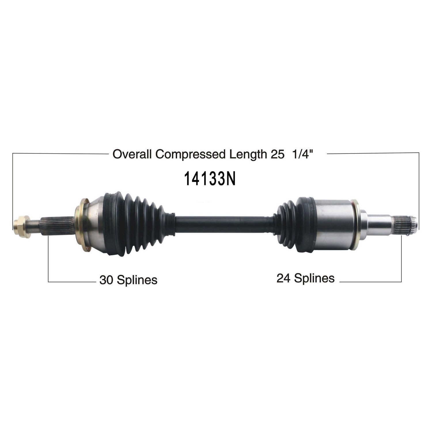 Duralast Gold CV Axle Assembly 14133N