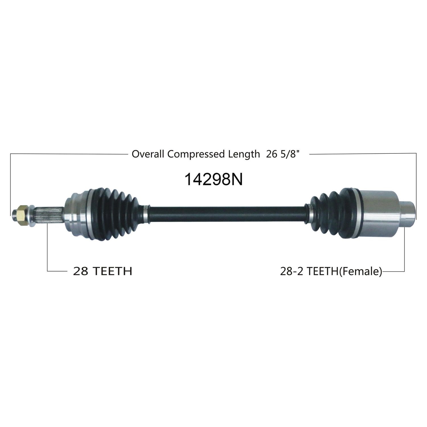 Duralast Gold CV Axle 14298N