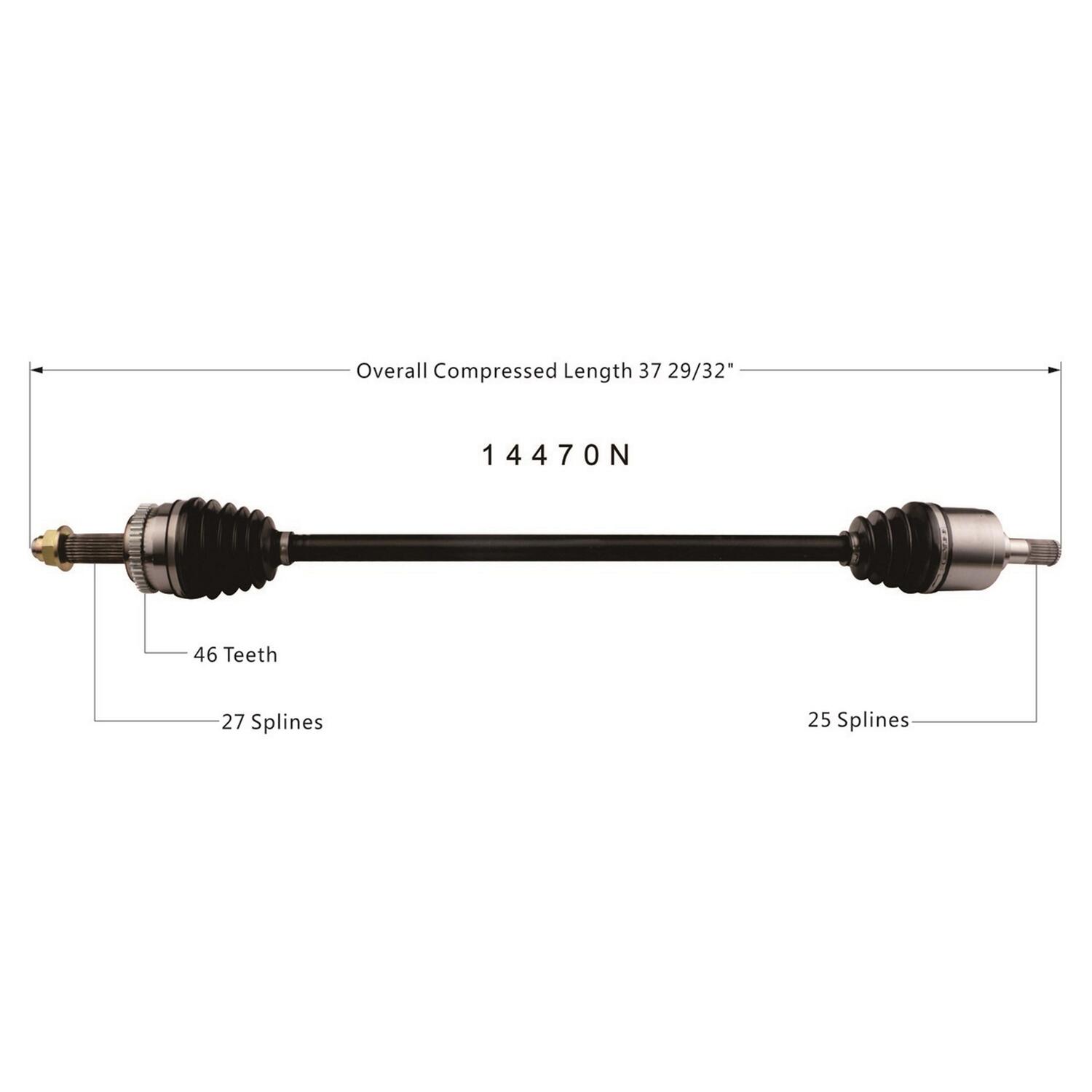 Duralast Gold CV Axle Assembly 14470N
