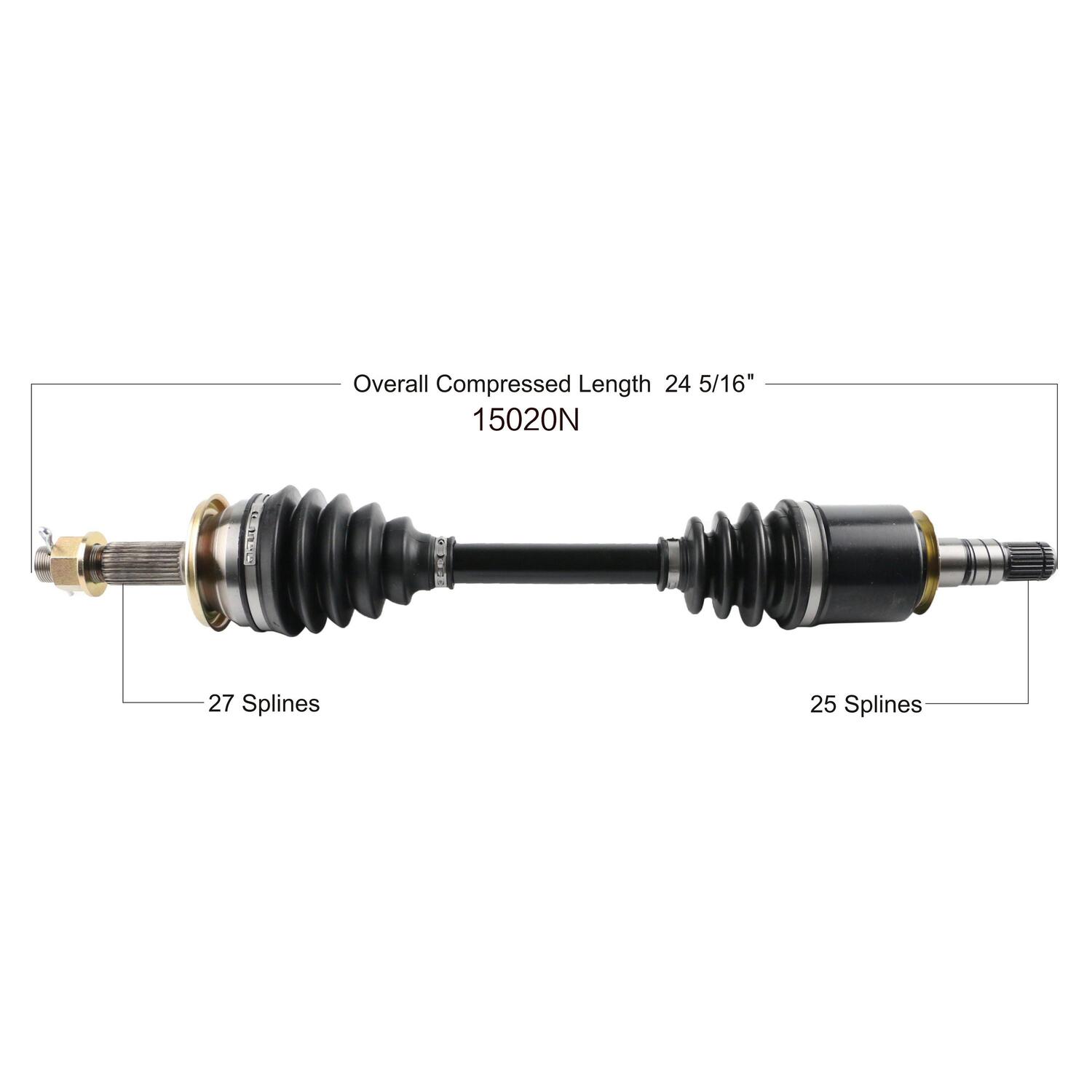 Duralast Gold CV Axle Assembly 15020N