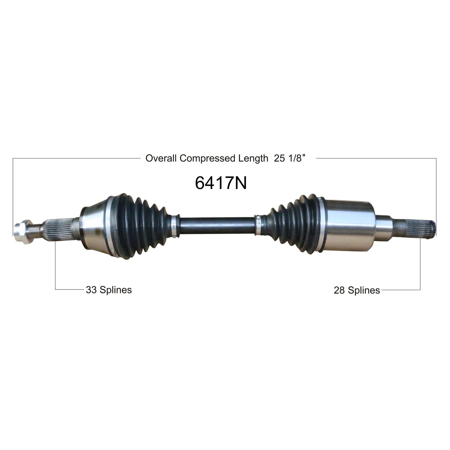 Duralast Gold CV Axle Assembly 6417N