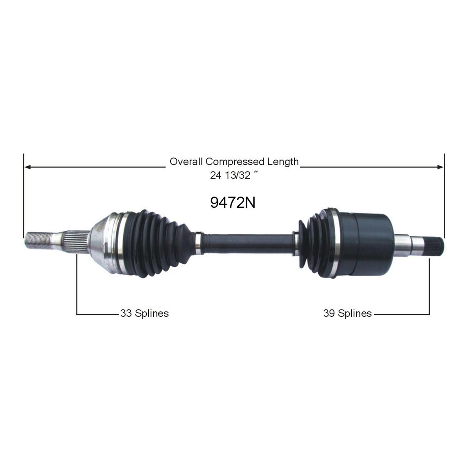 Duralast Gold CV Axle Assembly 9472N